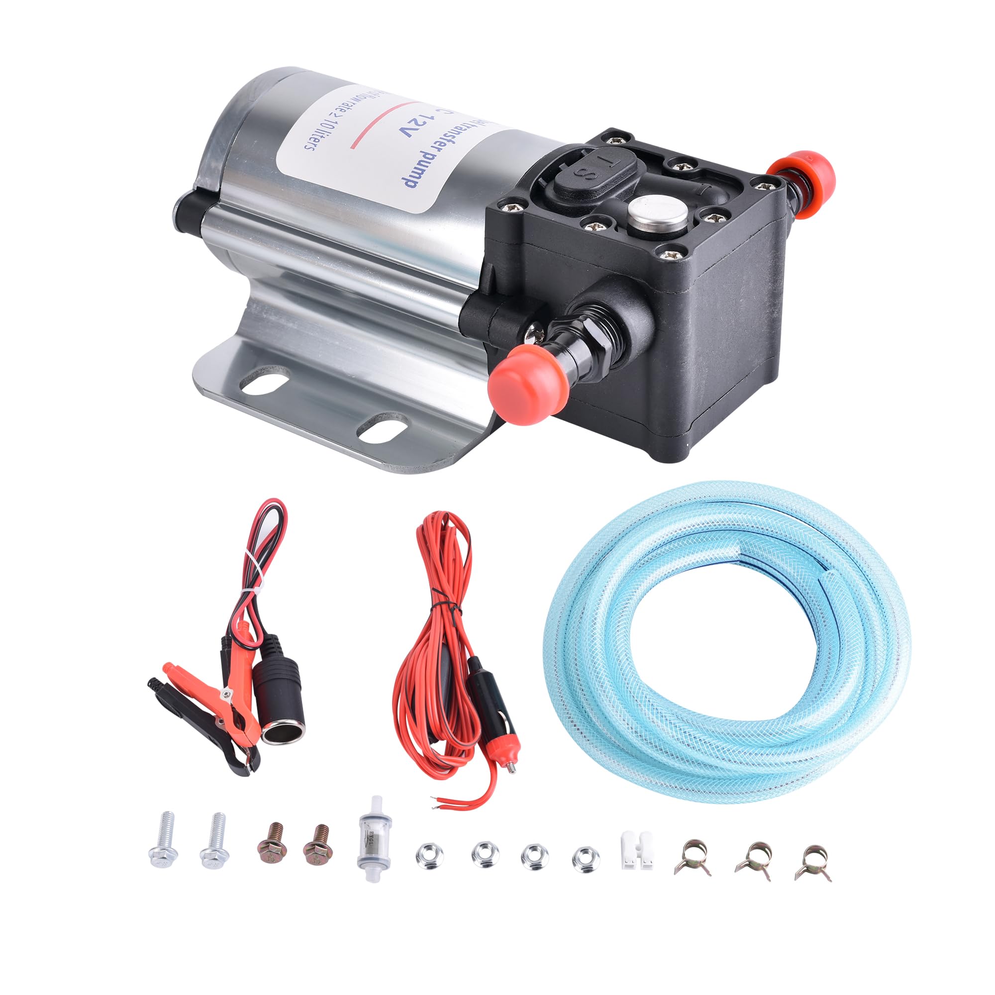 Fuel Transfer Pump Kits, 12 Volt Electric Fuel Transfer Pumps, High Efficiency Self-Priming Pumps For Pumping Gasoline, Diesel, Kerosene, Water And Liquids