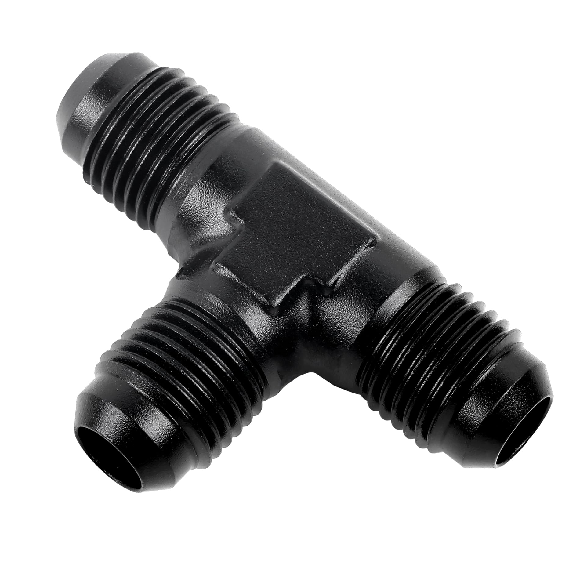 Evil Energy 6An Male Flare Tee Fitting Adapter T Union Aluminum Black