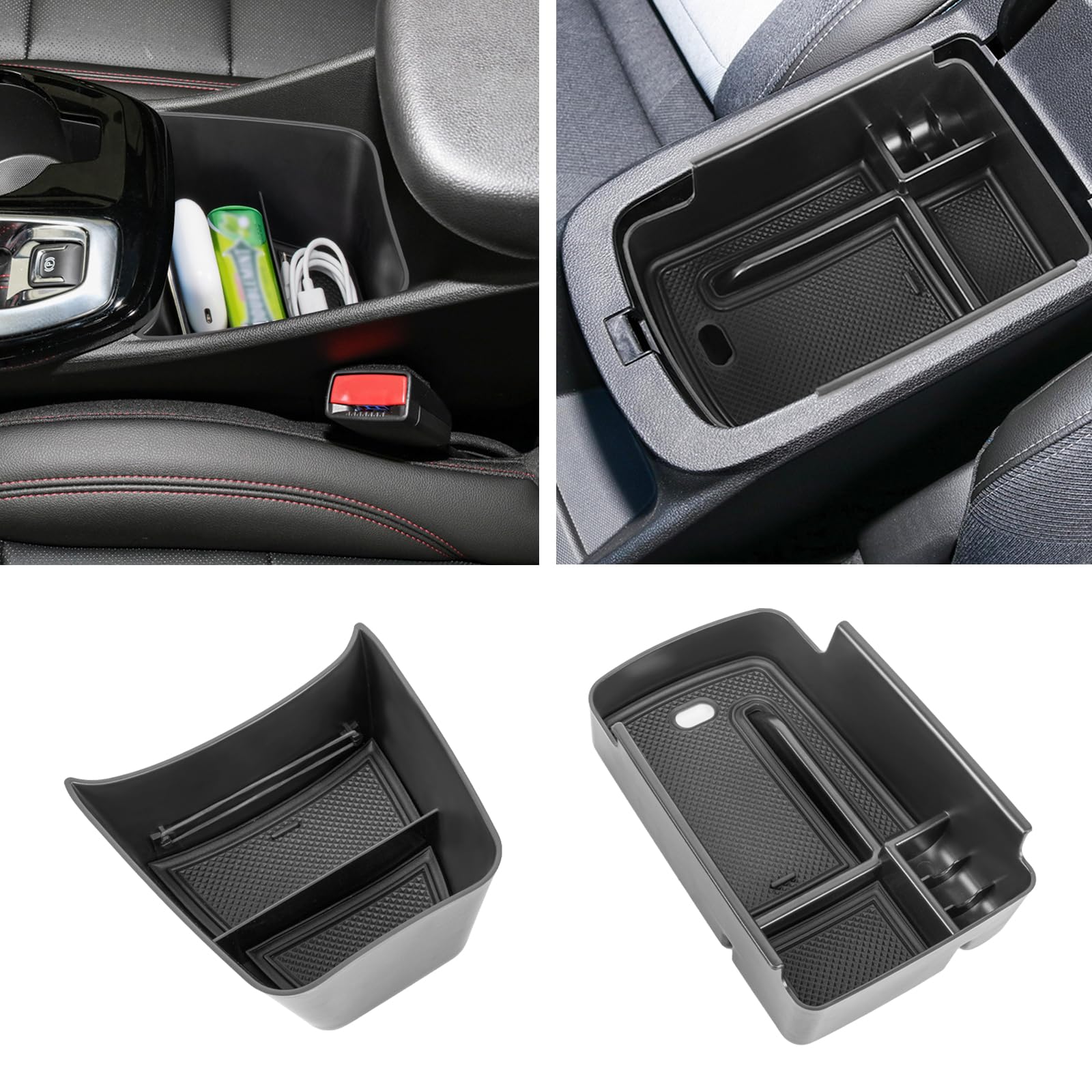 Neepiar Center Console Organizer Compatible With 2024 2025 Chevy Trax Armrest Storage Box And Center Console Middle Storage Tray Insert Secondary Interior Accessories
