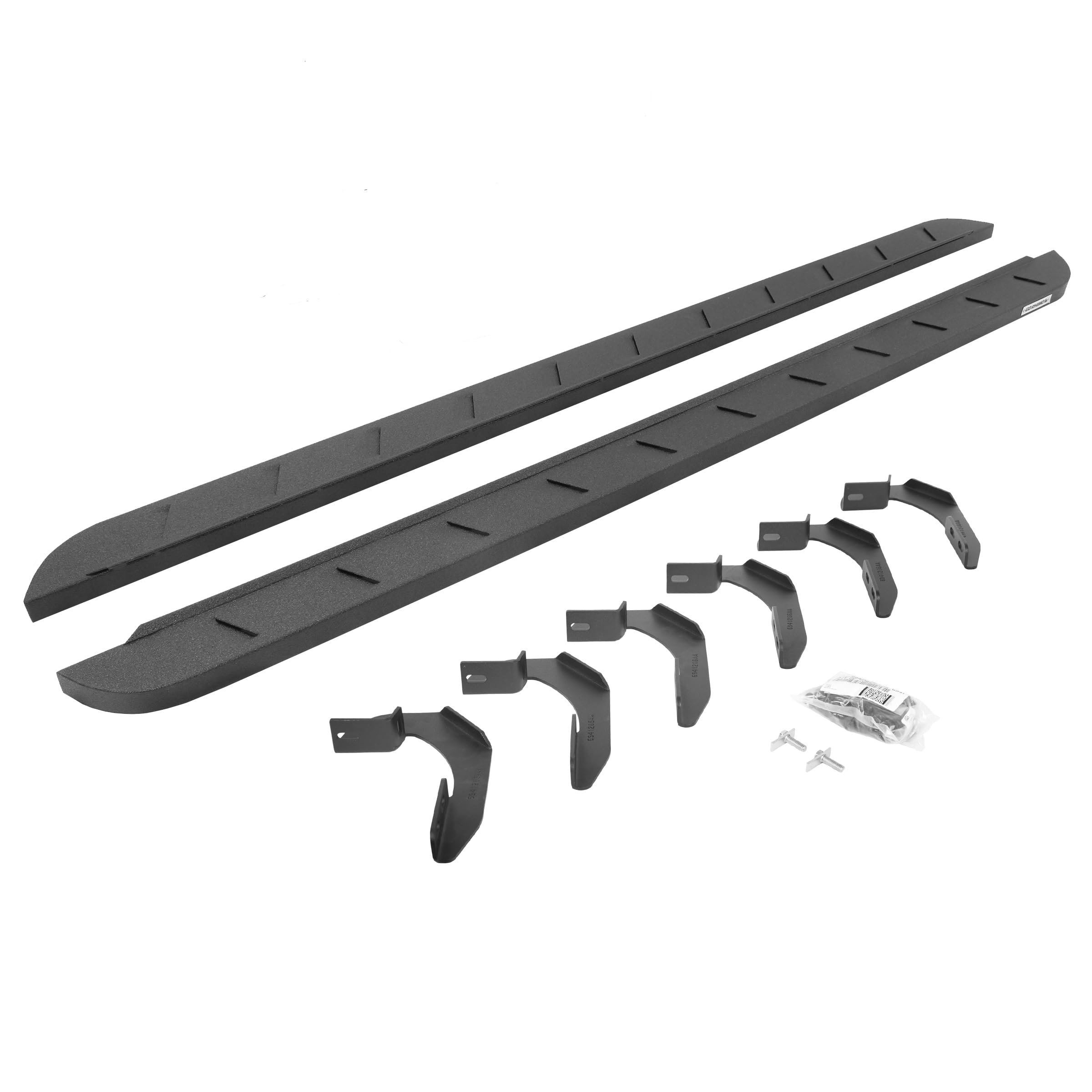 Go Rhino 63412680St Rb10 Slim Line Running Boards With Mounting Brackets Kit For 04-14 F-150 (Extended Cab Pickup)
