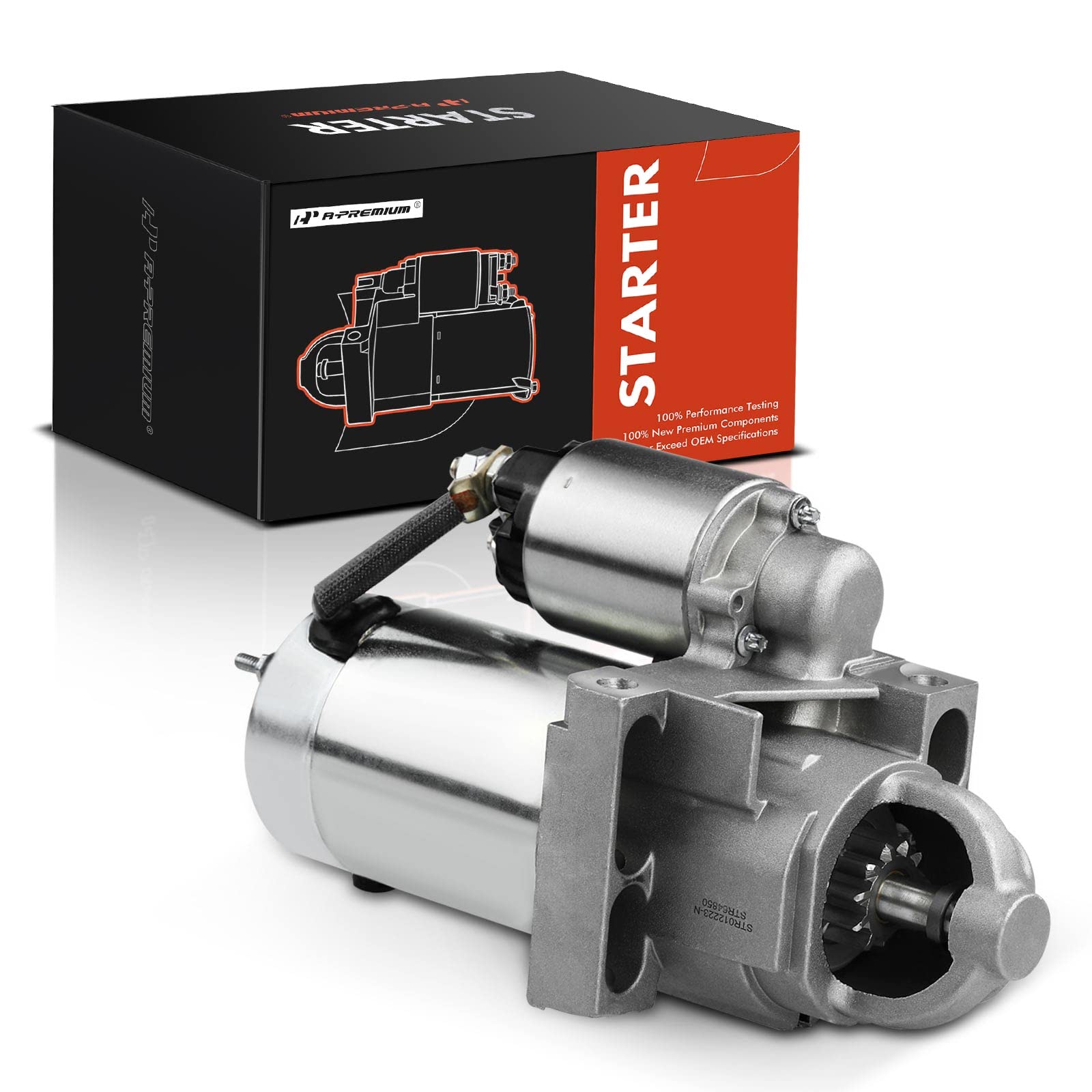 A-Premium Starter Motor Compatible With Chevy Silverado 1500 1999-2004, S10, Blazer, Express, Astro & Gmc Sierra 1500 1999-2004, Jimmy, Safari, Sonoma, Savana & Isuzu & Olds, V6 4.3L, 1.4Kw 11T Cw