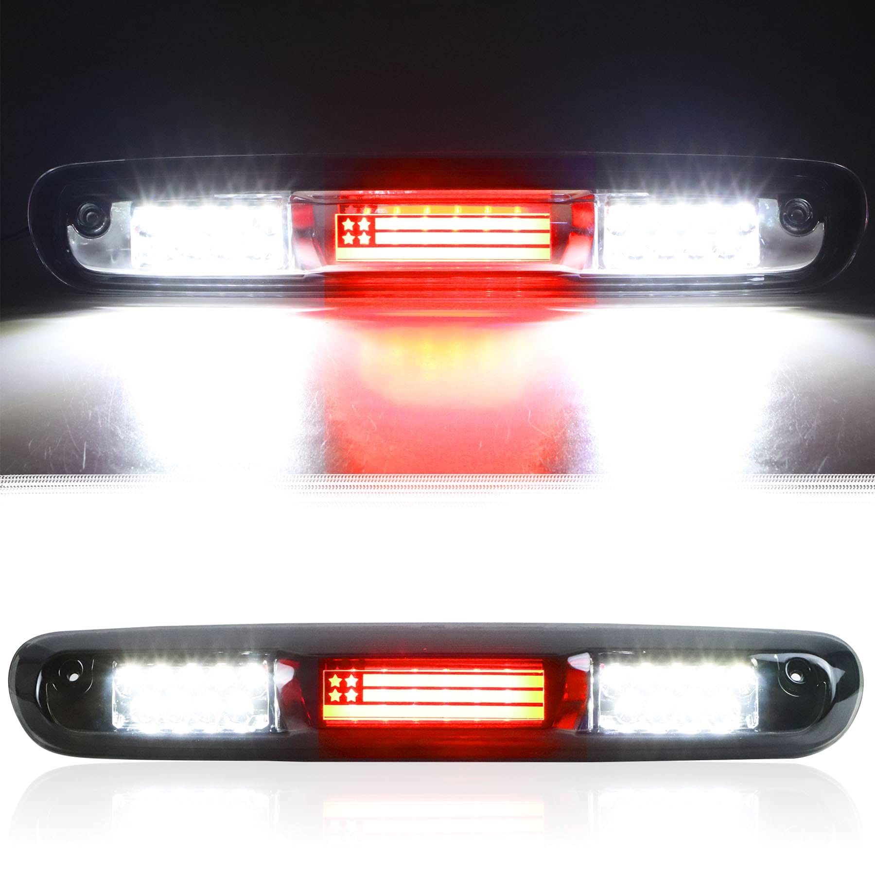 Tresound Led Third 3Rd Brake Light For 2007-2013 Chevy Silverado Gmc Sierra 1500 2500 3500 Hd Classic, Rear Cargo Lamp High Mount Stop Light