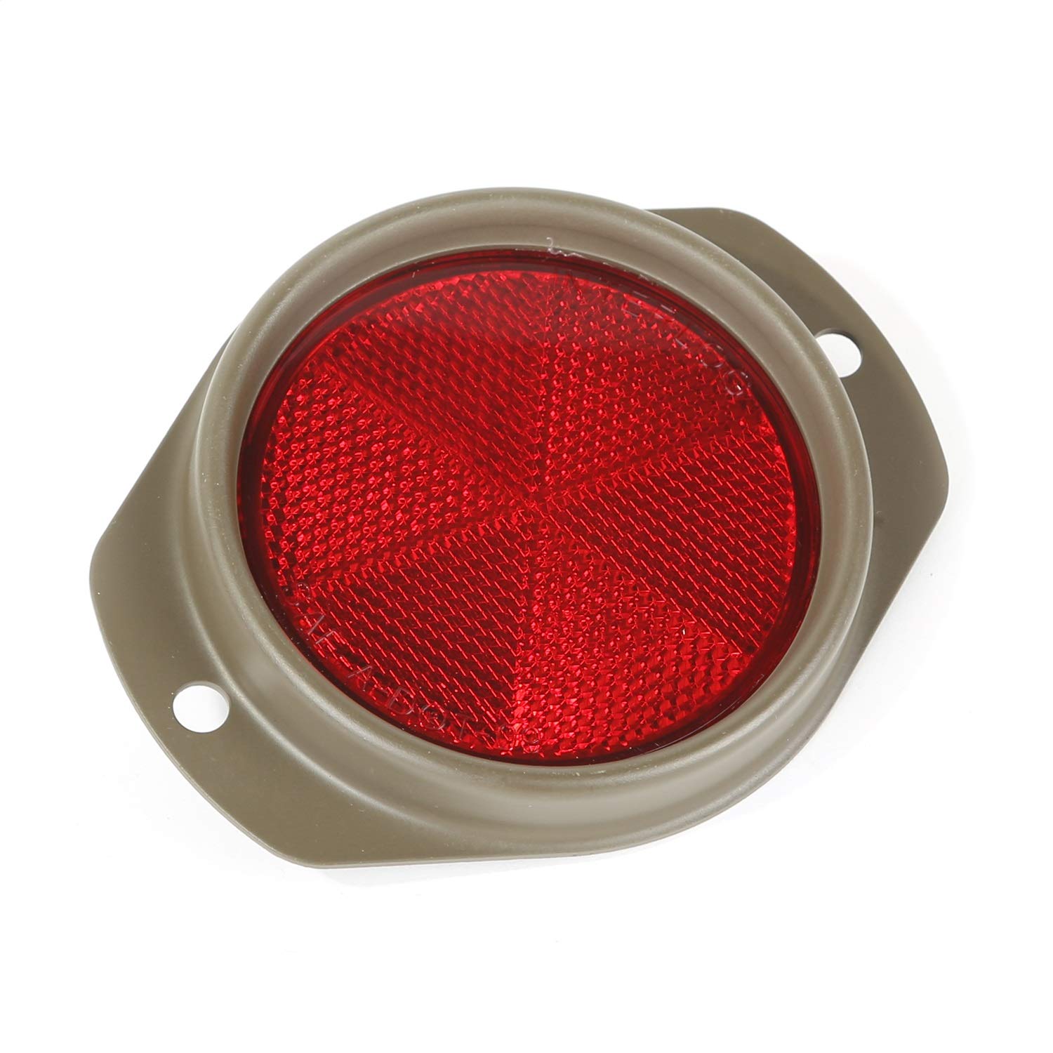 Omix-Ada Omix | 12022.03 | Reflector, Red Lens, Olive Drab | Oe Reference: 12021.88 | Fits 1941-1945 Willys Mb/Ford Gpw