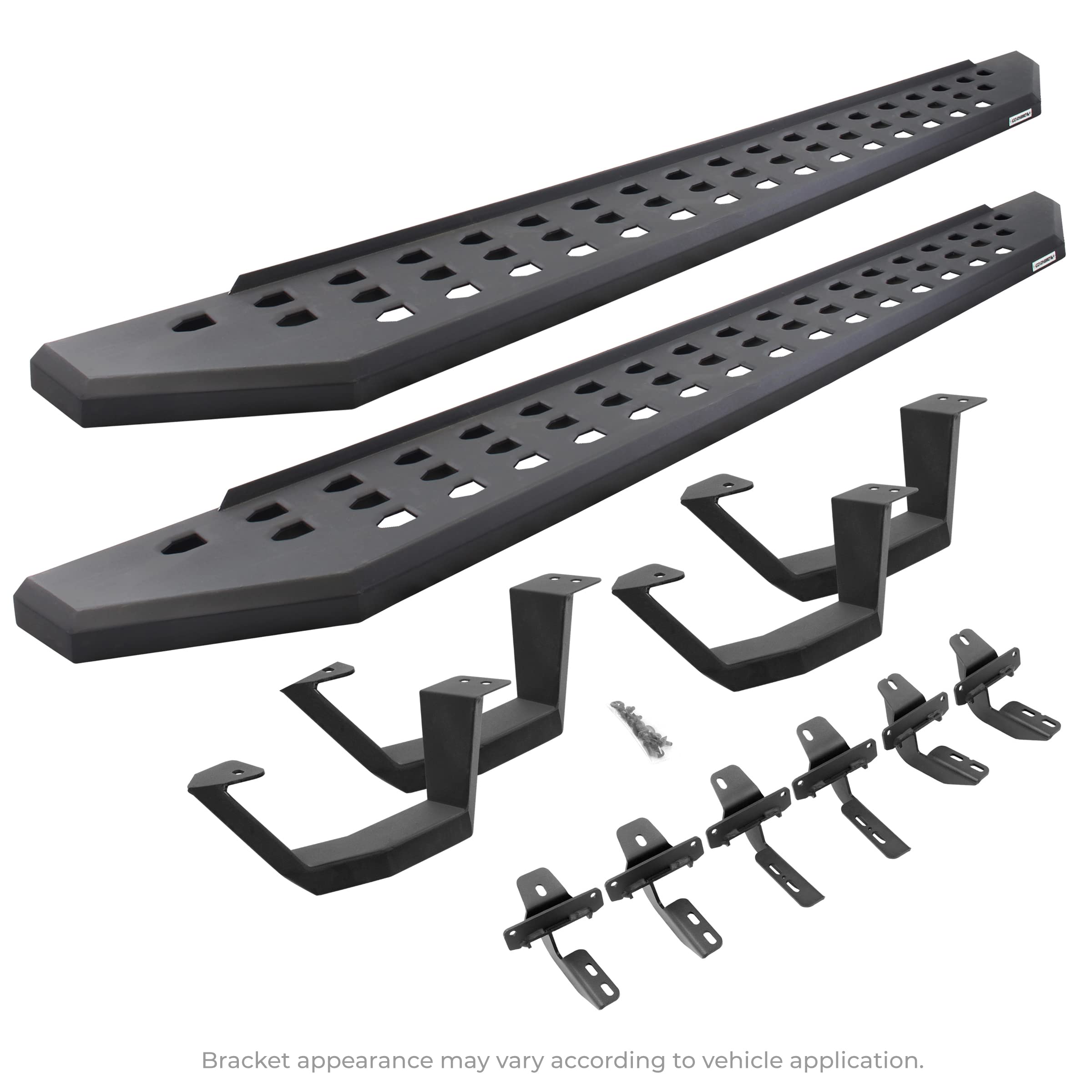 Go Rhino 6944256820Pc Rb20 Running Boards With Mounting Brackets, 2 Pairs Drop Steps Kit For 14-24 4Runner (Sport Utility)