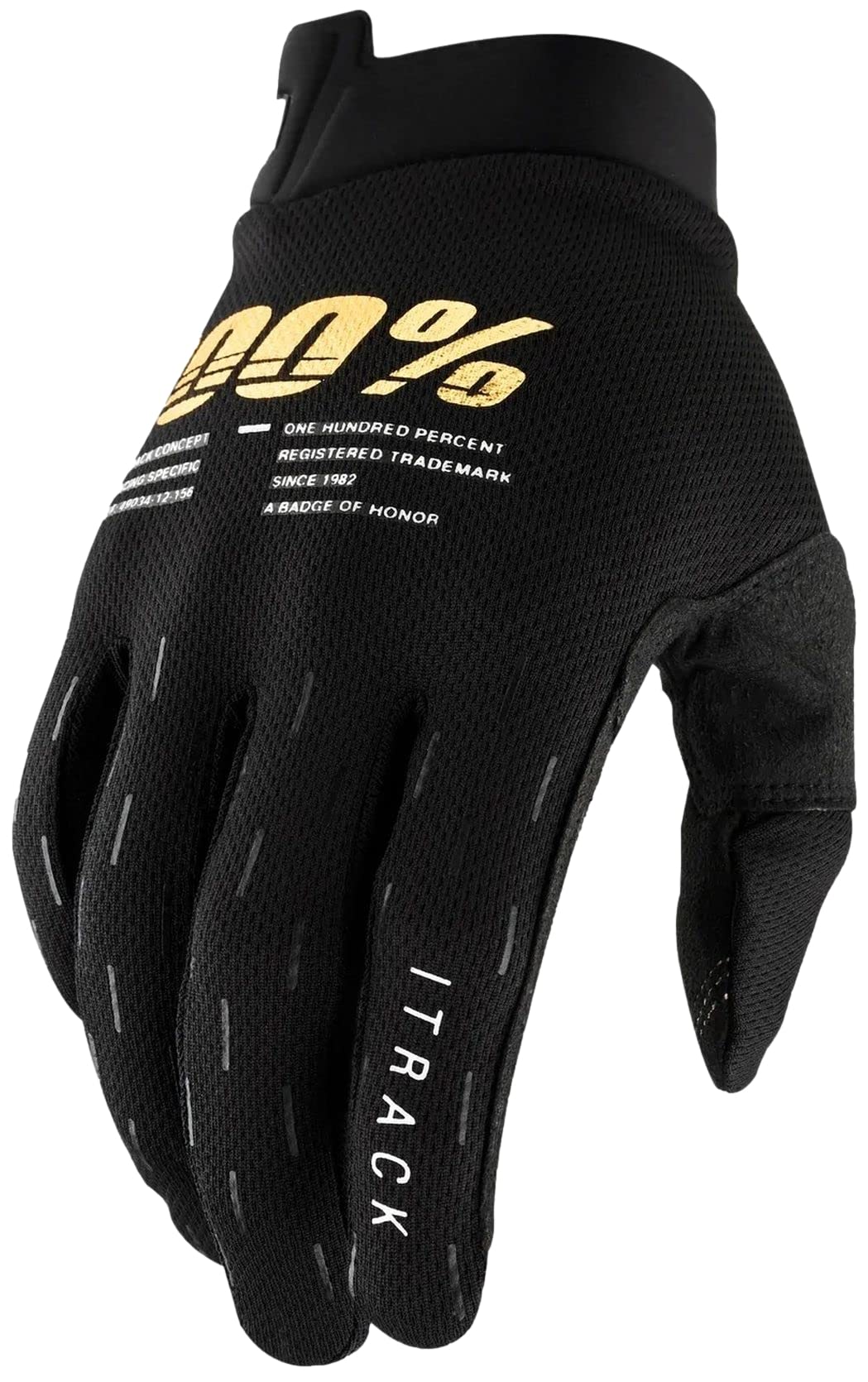 100% Itrack Ultralight Motocross Gloves - Lightweight Mx Dirt Bike & Powersport Racing Protective Gear
