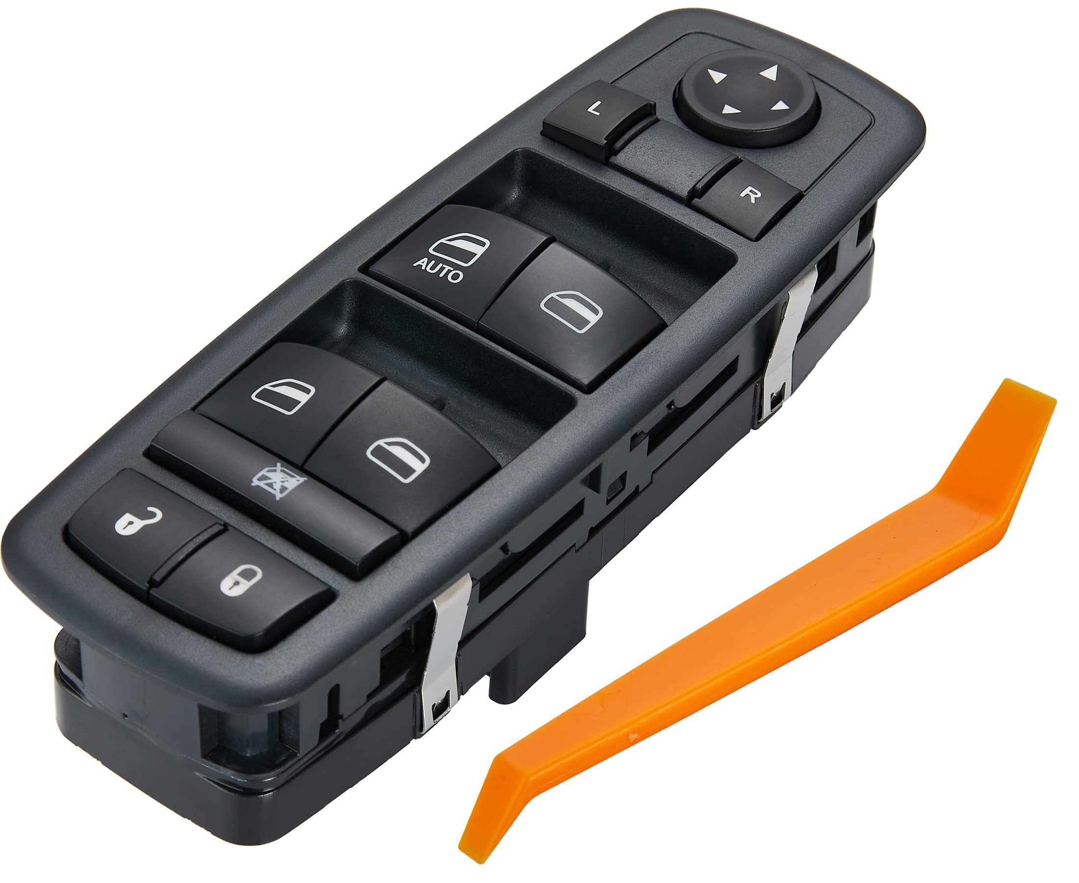 Zaposts 8 + 13 Metal Pins.Master Power Window Switch Fits For 2008-2012 Jeep Liberty & Dodge Nitro,2009-2010 Dodge Journey,4602632Ab 4602632Ad 4602632Ac Driver Side Control Switches(Green Light)