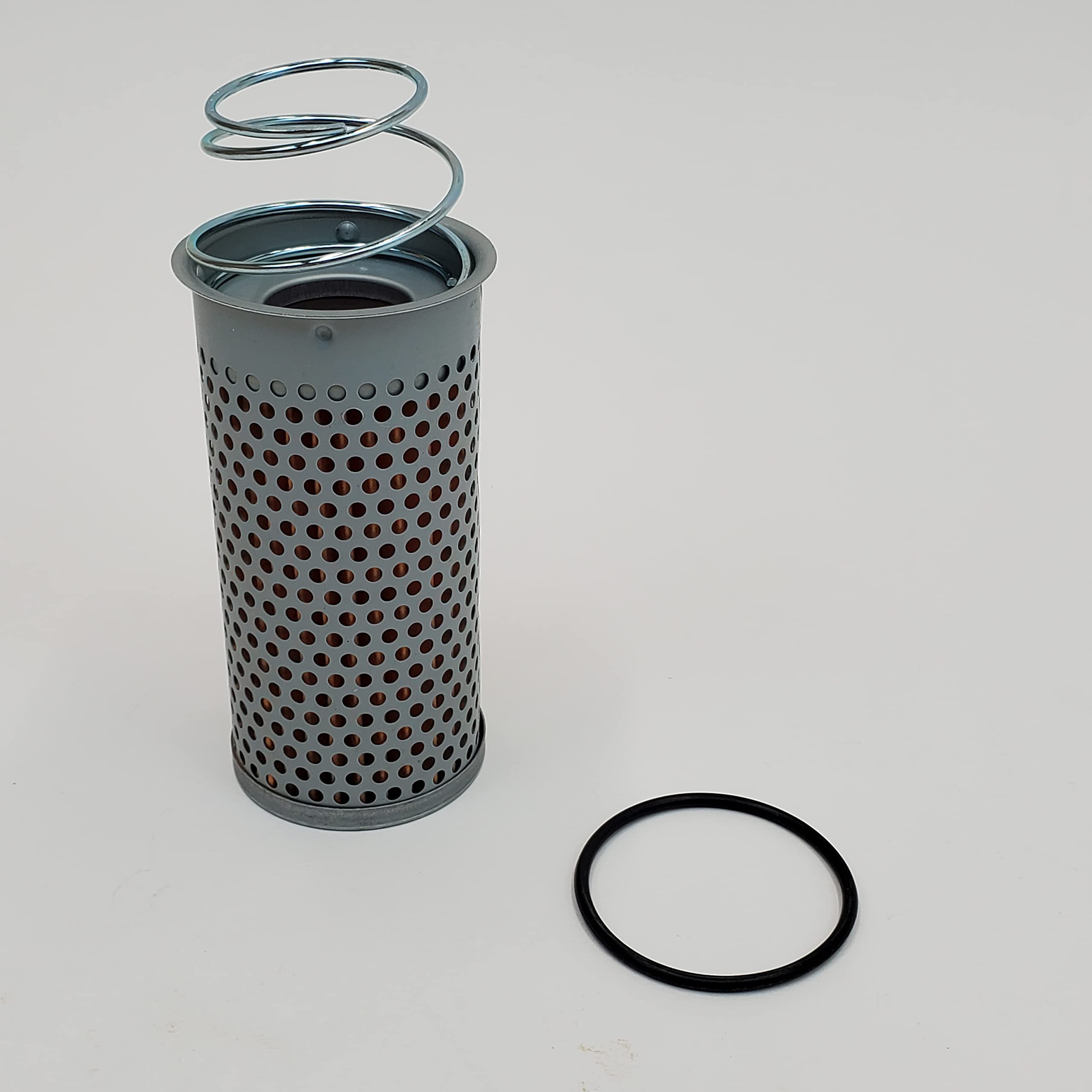Drop-In Tank Harley Oil Filter - Perforated Metal Exterior W/Paper Filter Element, Seals & Spring For 1953-(Early)1982 Harley Big Twin & 1954-1978 Sportster/K Models - Replaces Hd# 63839-53
