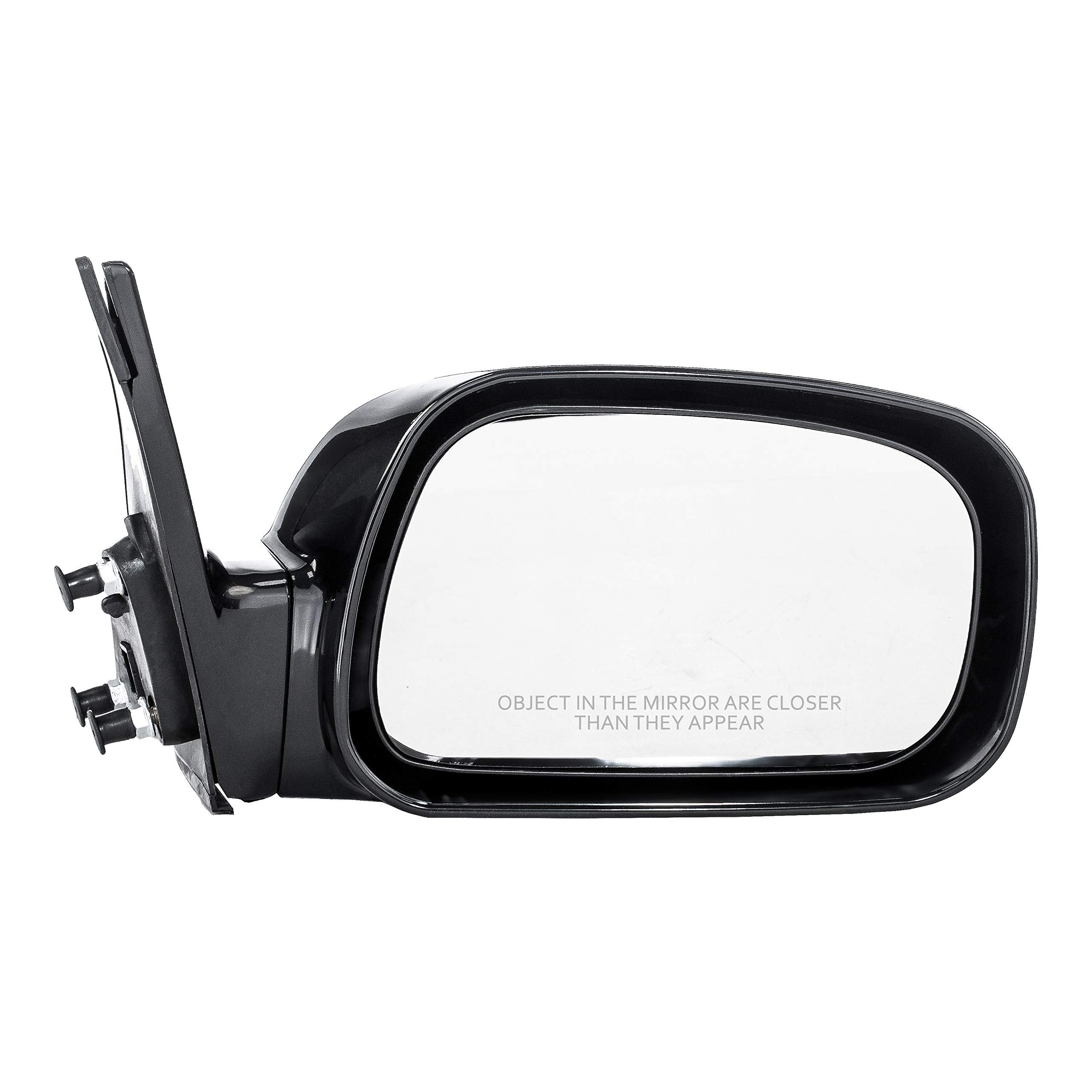 Dependable Direct Dependable Direct Right Passenger Side Unpainted Power Operated Non-Heated Non-Folding Door Mirror For Usa Built Toyota Camry (2002 2003 2004 2005 2006) - To1321167