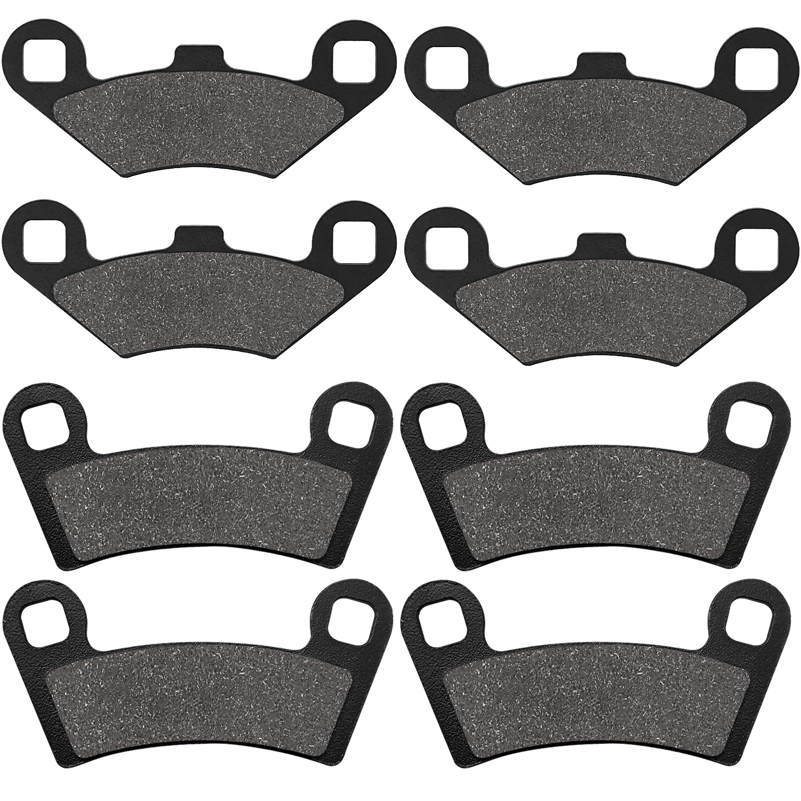 Sollon Front And Rear Brake Pads For Polaris Rzr 800 2008-2014 Rzr S 800 Rzr 800S 2009-2014 Rzr 570 2012-2015