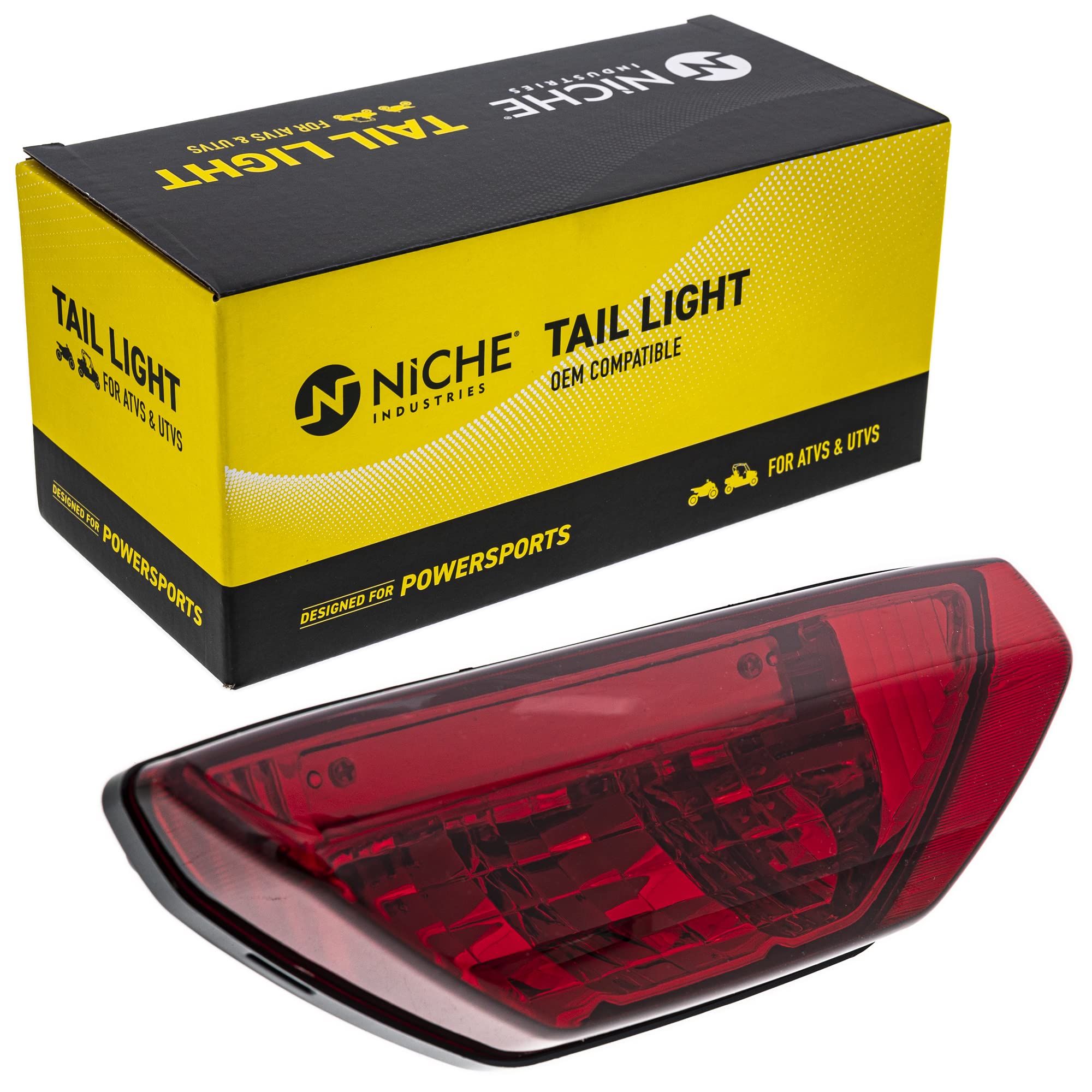 Niche Brake Tail Light For Honda Pioneer 500 Foreman Rubicon 500 Sportrax 400 Recon 250 Big Red 700 33700-Hn1-A71