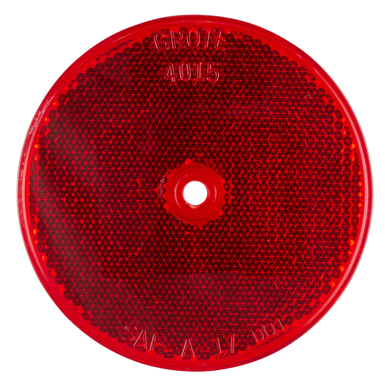 Grote 40152 Red Sealed Center-Mount Reflector