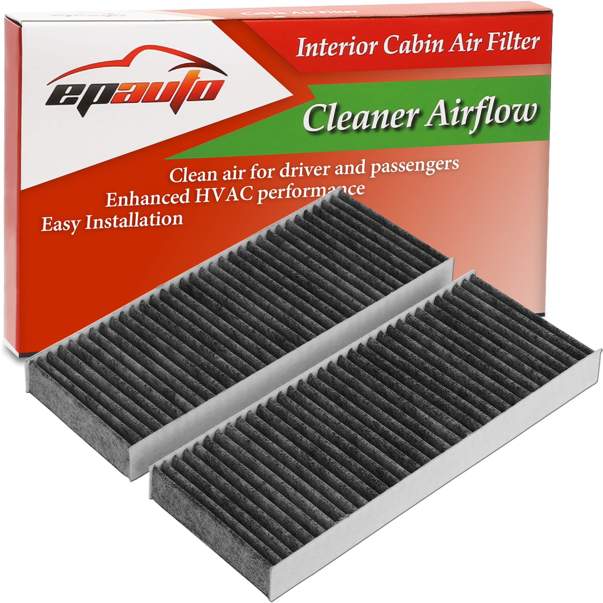 Epauto Cp553 (Cf10553) Replacement For Premium Cabin Air Filter Includes Activated Carbon