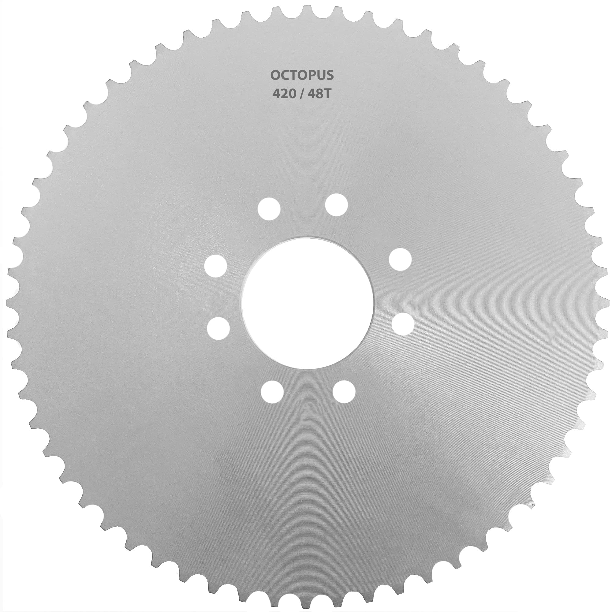 Octopus 40/41/420 Chain 48 Tooth Steel Sprocket For Go-Karts And Mini Bikes 8' Inch Chain Sprocket