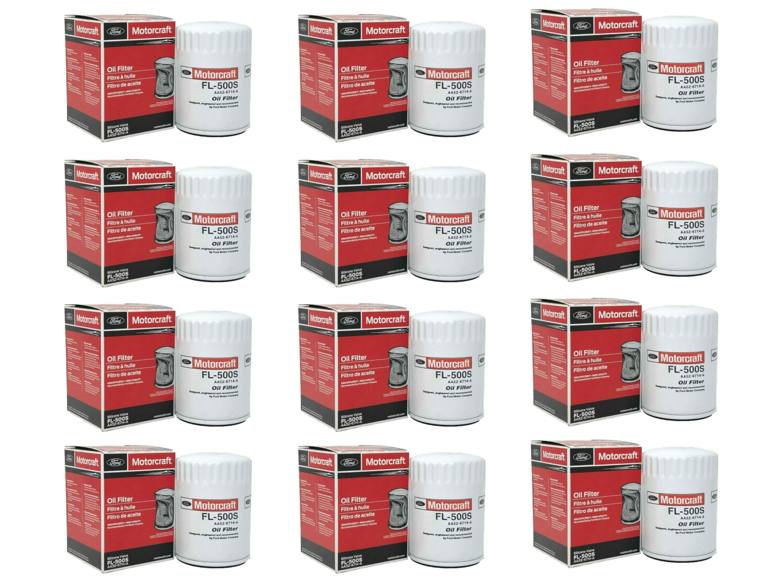 Motorcraft Fl500S-12Pk Oil Filter (Aa5Z6714A)