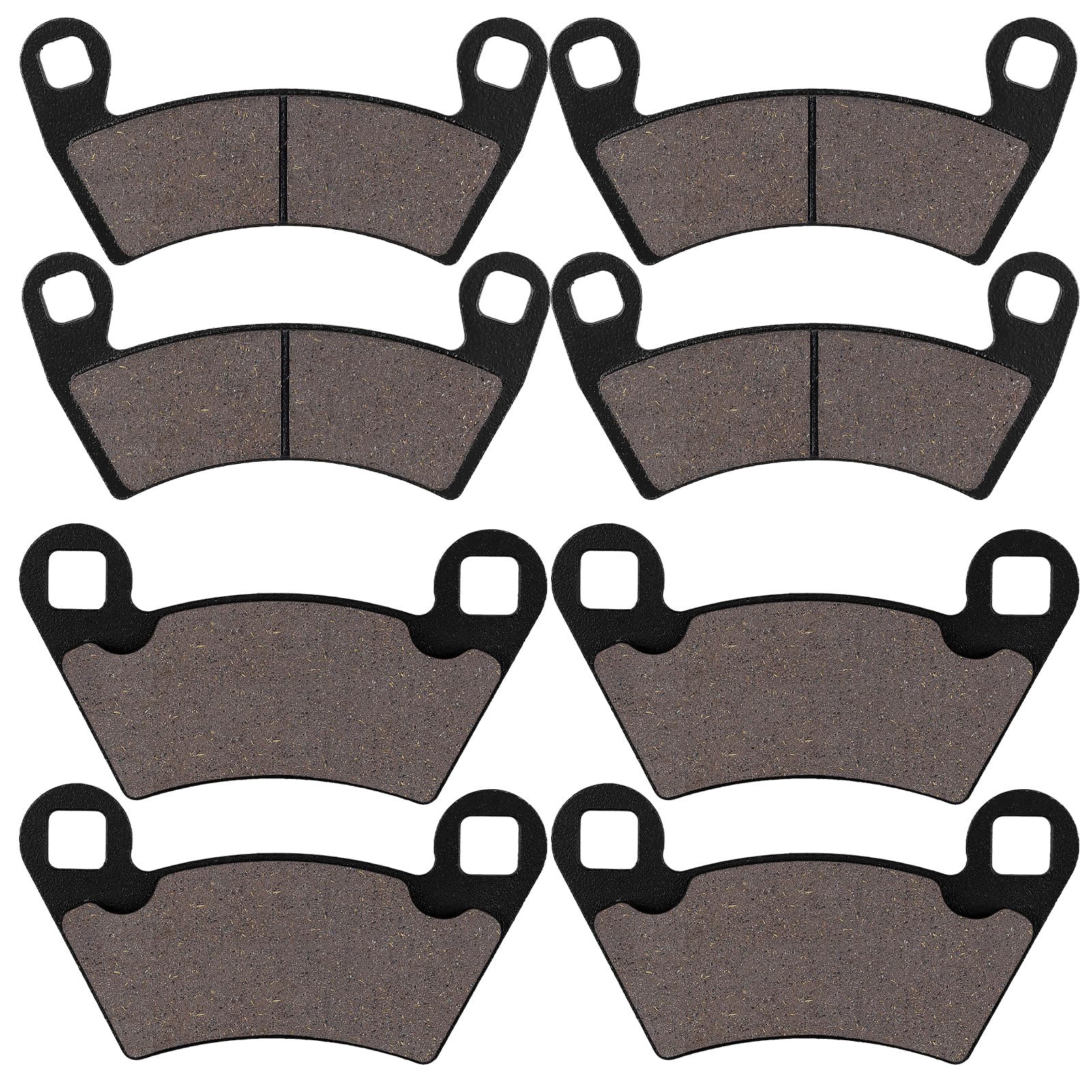 Front & Rear Brake Pads For Polaris Ranger 800 Rzr 900 Xp Ranger 900 700 570 Ranger 900 Xp Ranger 800 Xp Ranger Crew 500 Rzr 4 800 Ranger 700 Xp