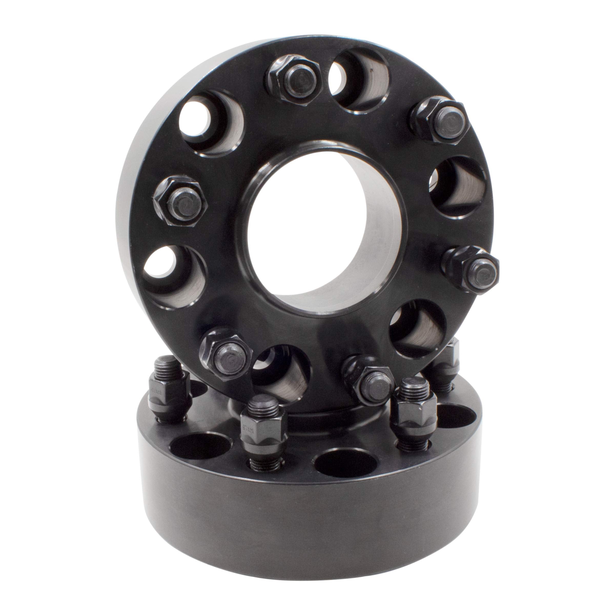 Wheel Accessories Parts 2 Pcs Hubcentric Wheel Spacers Adapters 6X5.5 6X139.7 2.00 Inch Thick M14X1.5 14X1.5 Thread Stud Fits 2019+ Ram 1500 | 2016 + Nissan Titan Xd | 2016 + Armada