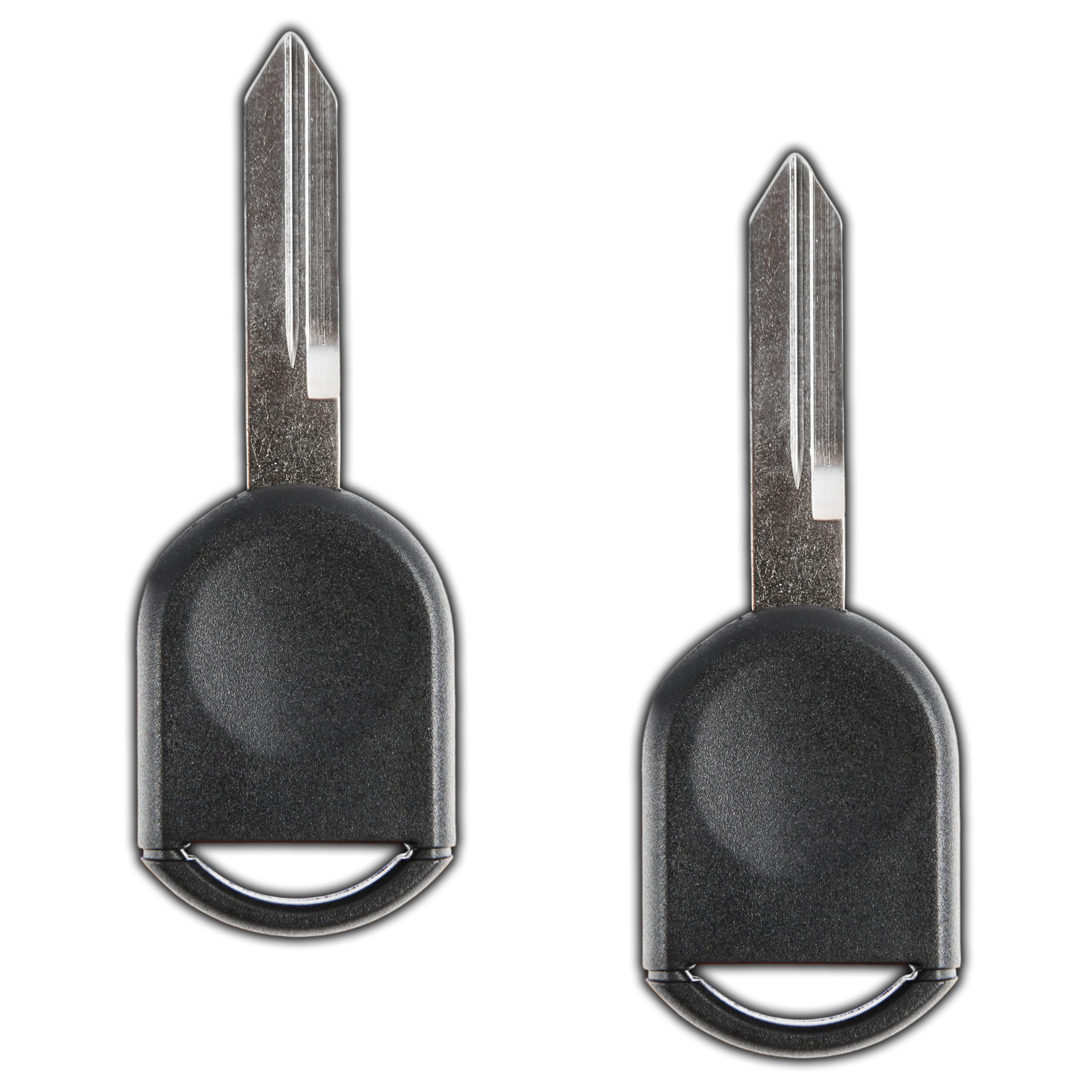 Keylessoption Car Key Replacement For 2000 2001 2002 2003 2004 2005 2006 2007 2008 2009 2010 2011 2012 2013 2014 2015 2016 Ford Lincoln Mazda Mercury Ignition Transponder, H84 H92 40 80 Bit - 2 Pack