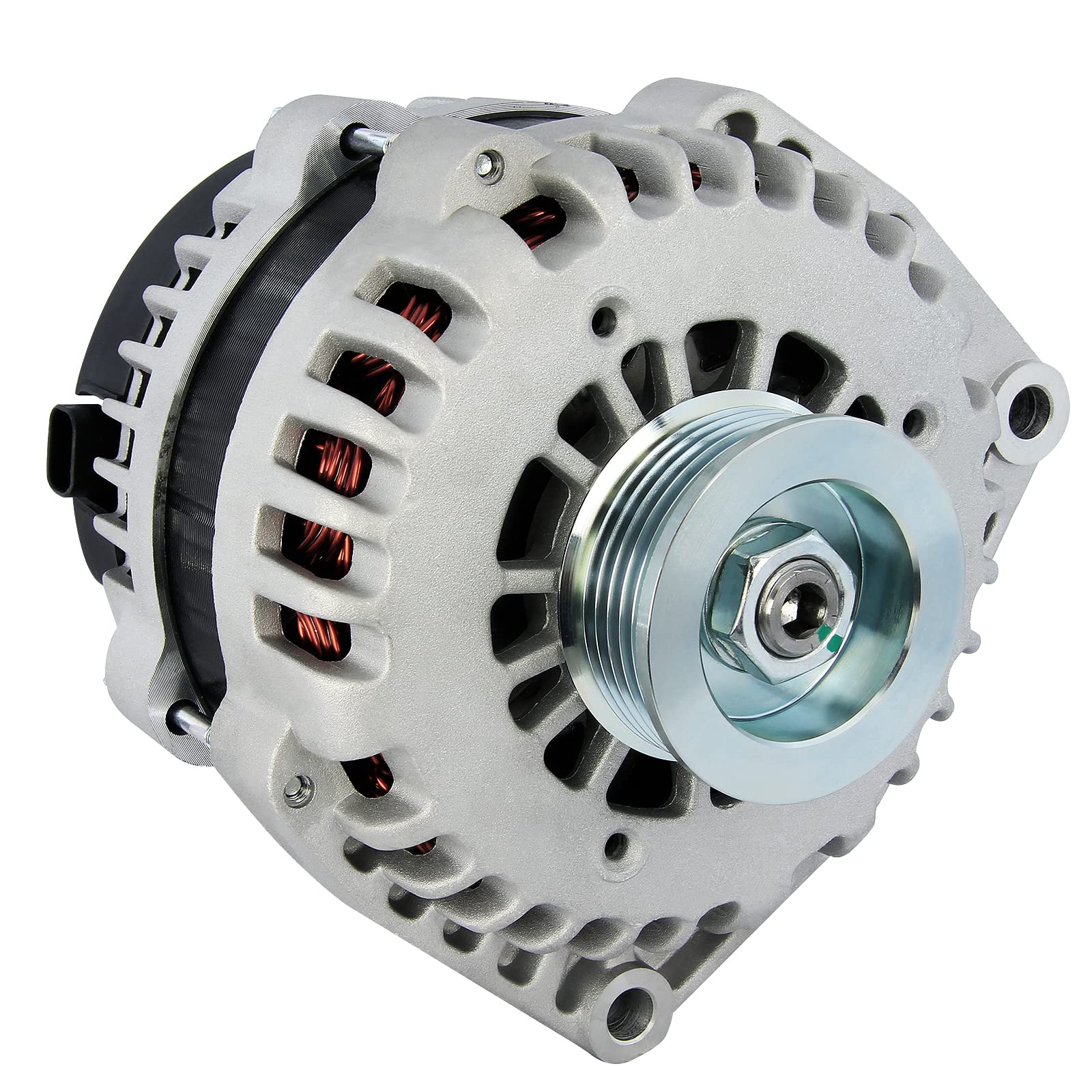 160 Amp New Alternator Replacement For 07-14 Cadillac Escalade 6.0 6.2L, 07-13 Chevy Silverado 1500 4.3 4.8 5.3L, 07-14 Tahoe 5.3L,07-13 Gmc Sierra 1500 4.3 4.8 5.3L,07-14 Yukon 6.2L Adr0369 400-12253