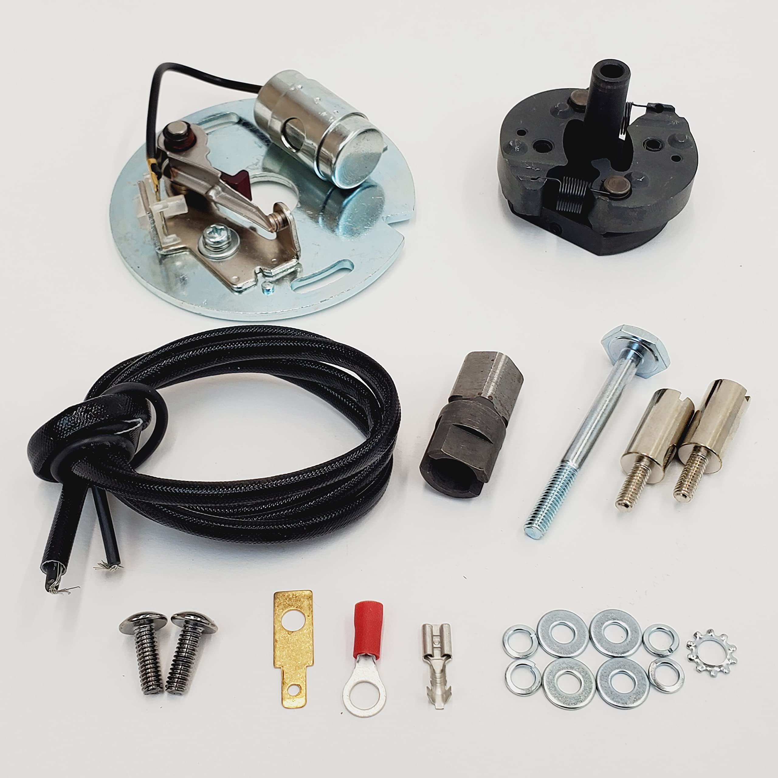 Points Conversion Advance Kit For 1970-1978 Harley Shovelhead & 1971-1978 Sportster – Includes Points Plate/Advance Unit W/Cam Center Screw/Oe Style Points/Weights/Condenser - Replaces Hd# 32515-85T