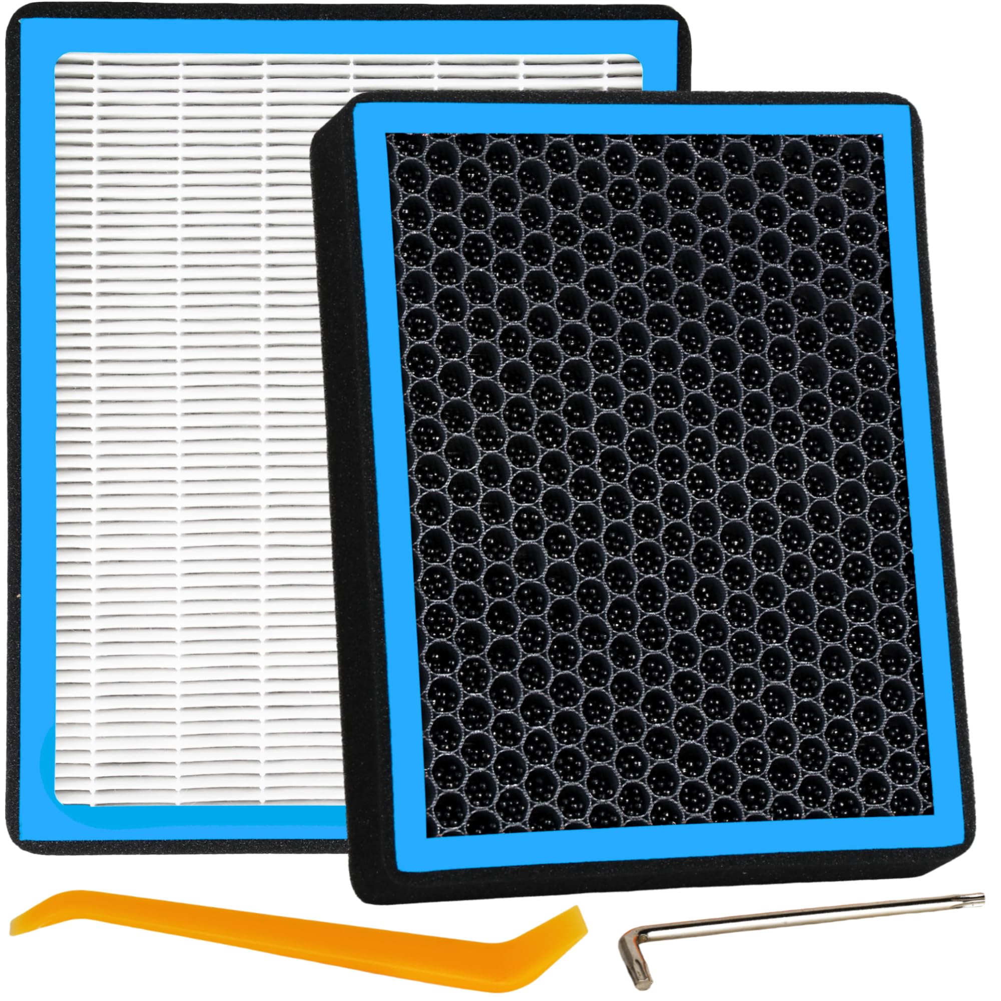 RICHWEI CP150 HEPA Cabin Air Filter with Activated Carbon for 2015-2022 Ford F150 F250 F350 F450 F550 Expedition - Super Duty Performance
