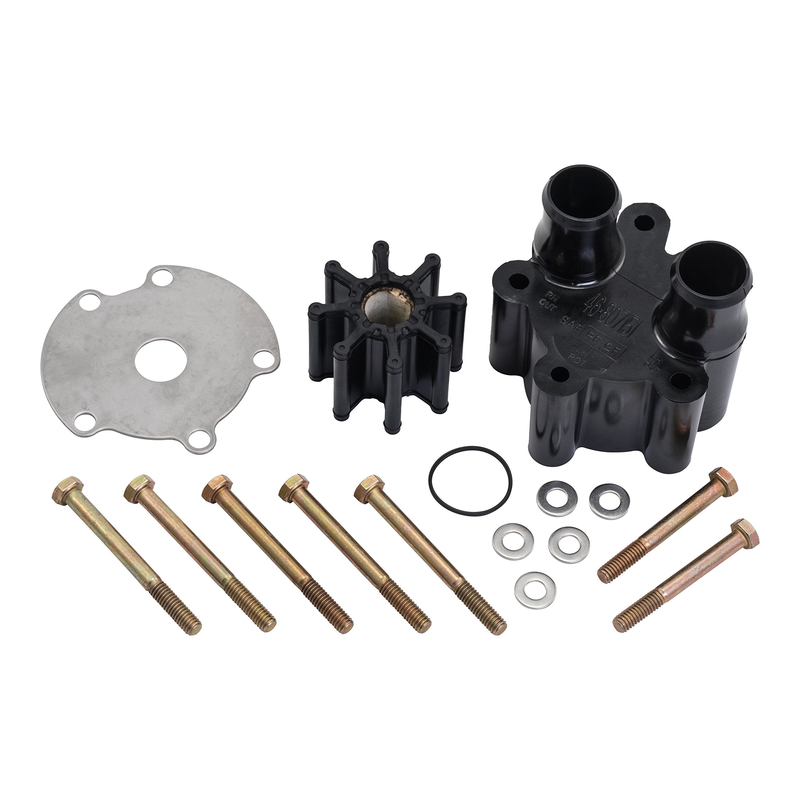 Quicksilver 807151A14 Sea Water Pump Body Kit For Mercruiser Engines With One-Piece Engine Mounted Sea Water Pumps
