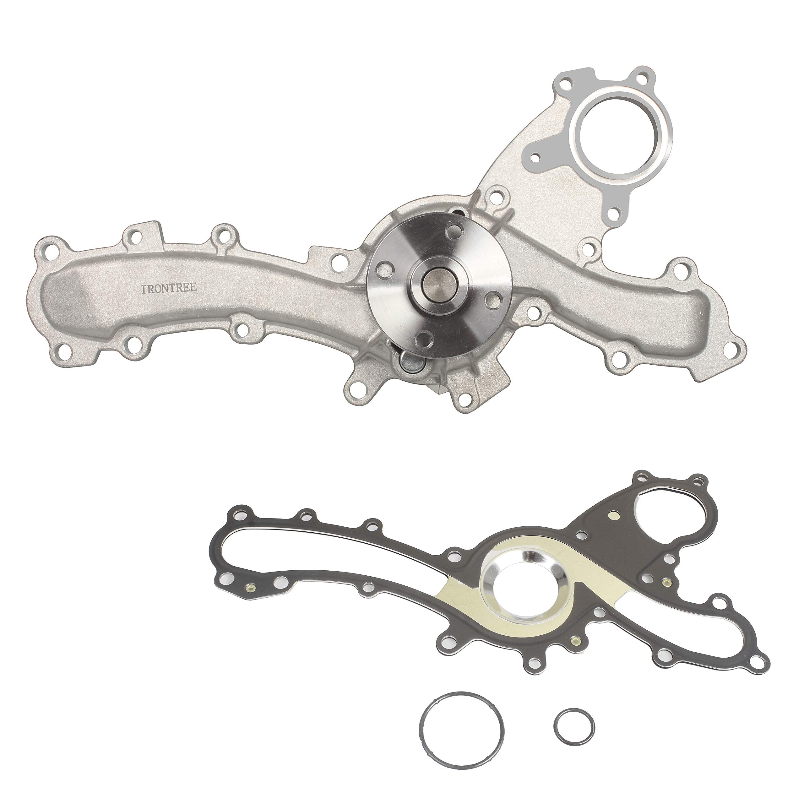 Irontree Aw6047 Professional Water Pump Kit With Gasket Compatible With 2005-2018 Toyota Avalon Camry Highlander Venza Rav4 Sienna, 2007-2018 Lexus Es350 Rx350 Rx450H, 3.5L V6 Engine, Oe Replacement