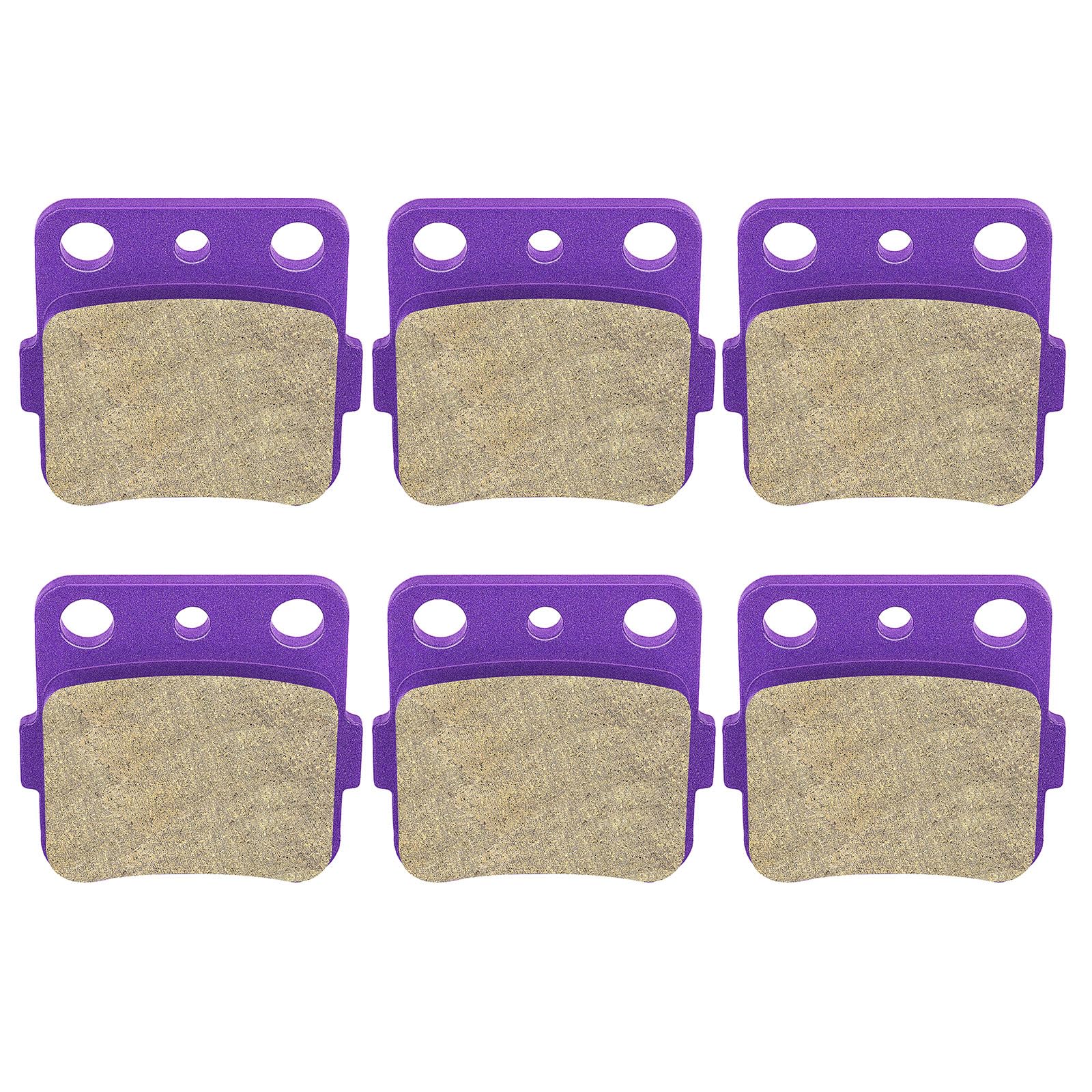 Scitoo Carbon Fiber Brake Pads Fit For 90-06 For Yamaha Banshee 350, 03-06 For Yamaha Blaster 200, 11 For Yamaha Raptor 125, 89-04 For Yamaha Warrior 350, 95-05 For Yamaha Wolverine 350