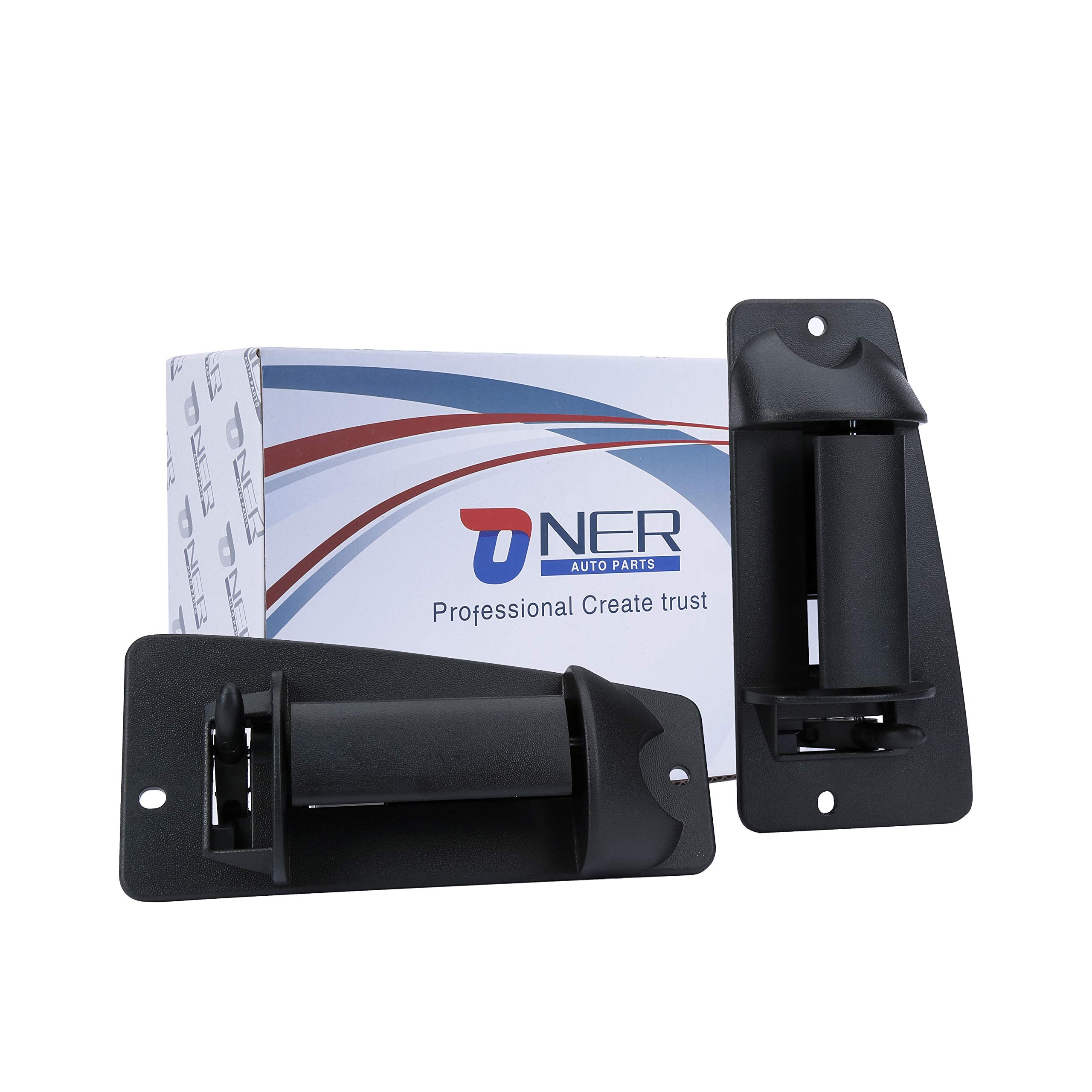 Oner Exterior Rear Left Driver And Right Passgenger Side Extended Cab Door Handle,Fit For 1999-2007 Chevy Silverado Gmc Sierra 1500 2500 3500, Replaces# 15758171, 15758172