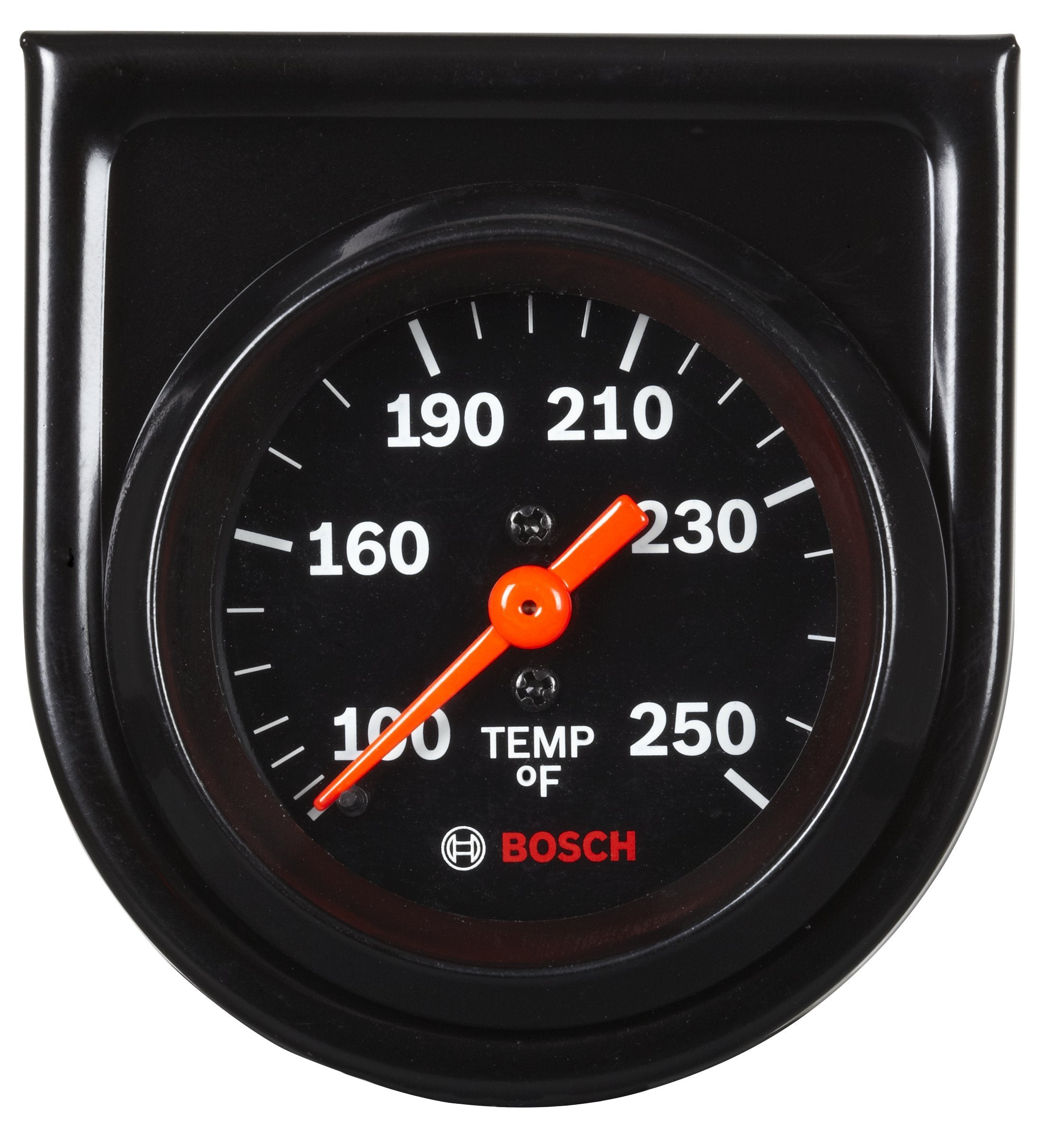 Bosch Sp0F000053 Style Line 2' Mechanical Water/Oil Temperature Gauge (Black Dial Face, Black Bezel)