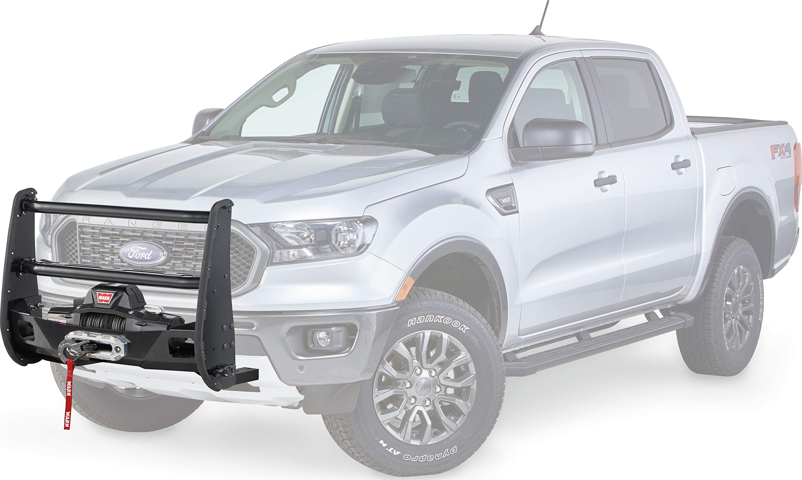 Warn 104255 Gen Iii Trans4Mer Center Grille Guard Tube Bar, Fits: Ford Ranger (2019-2020)