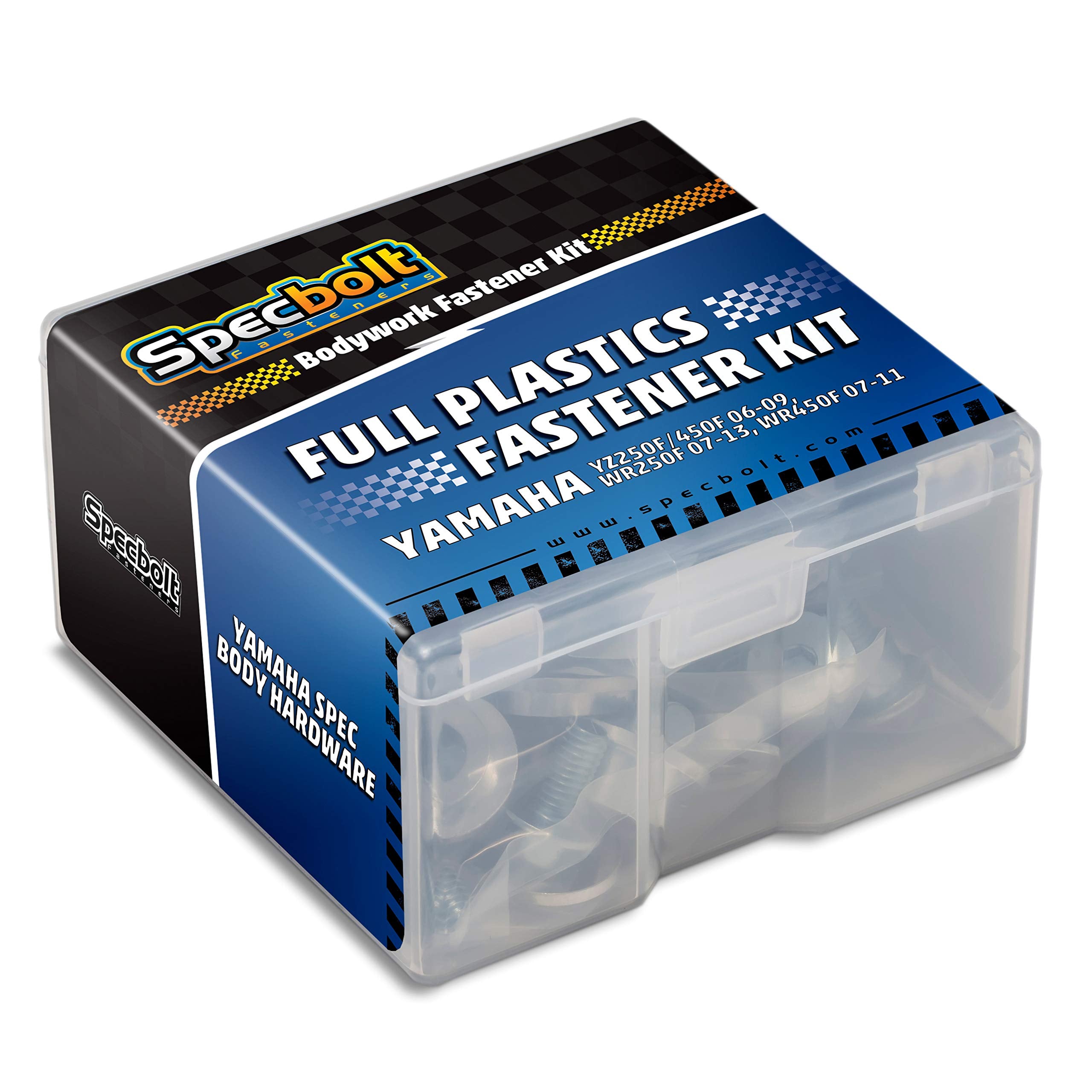 Specbolt Full Plastics Body Fastener Bolt Kit Fits: Yamaha Yz250F & Yz450F Yzf 250 450 Yx 250F 450F 2006-2009, Wr250F 2007-2013 Wr450F 2007-2011#0613