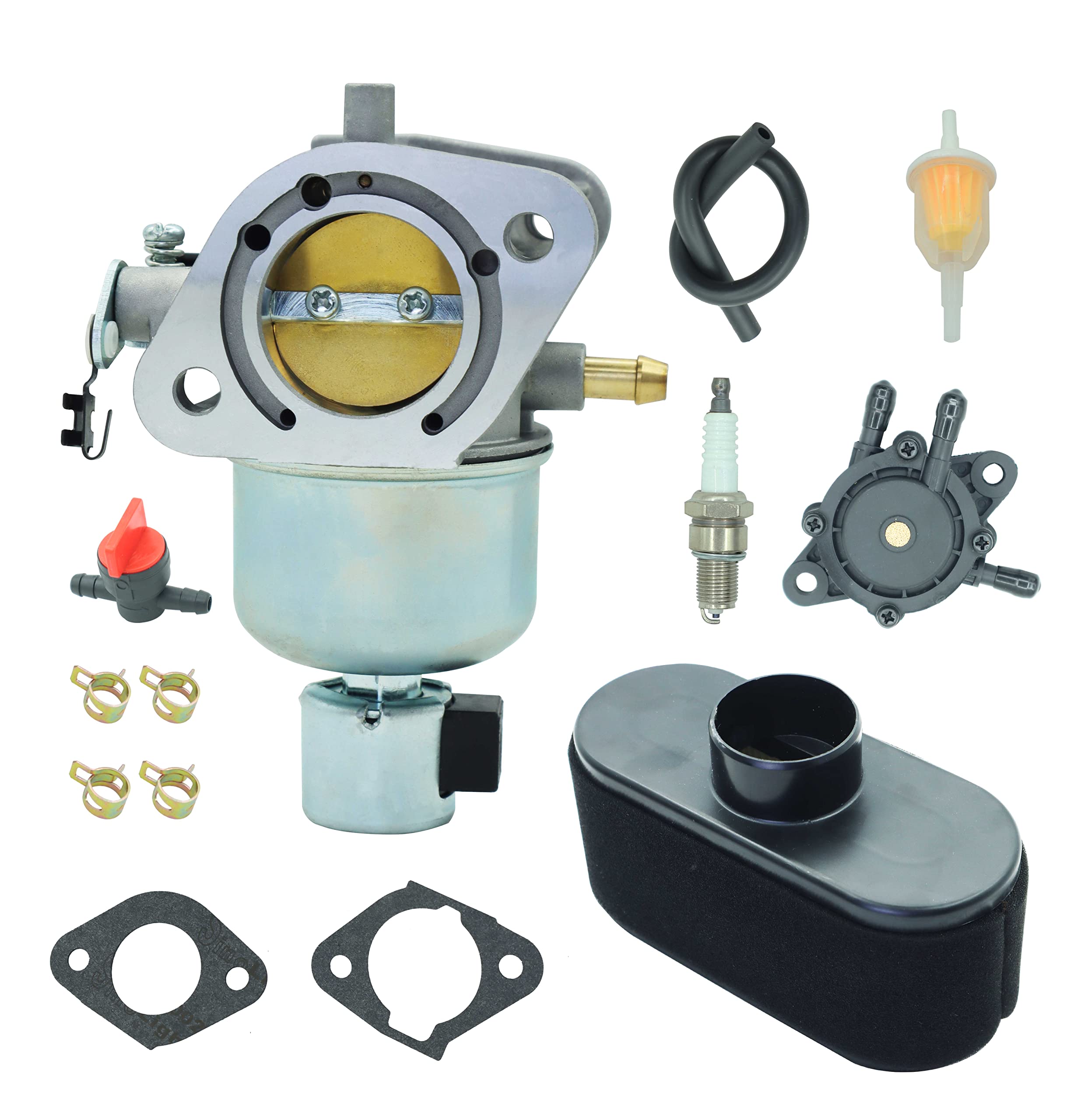 Carburetor Fits Kawasaki 15004-0985 For Specific Fr691V Fs691V 15004-0829 Carb With Air Filter&Fuel Pump