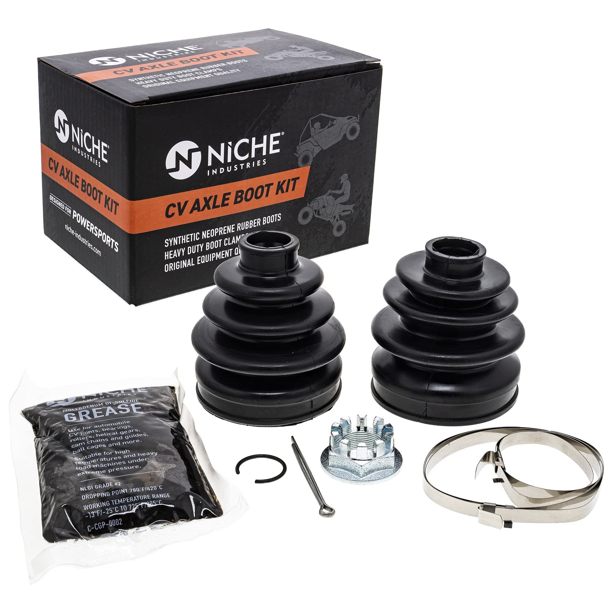 Niche Rear Cv Axle Boot Kit For Honda Rincon 650 680 42203-Hn8-003 42202-Hn8-003 42230-Hn8-305 42240-Hn8-305 Atv