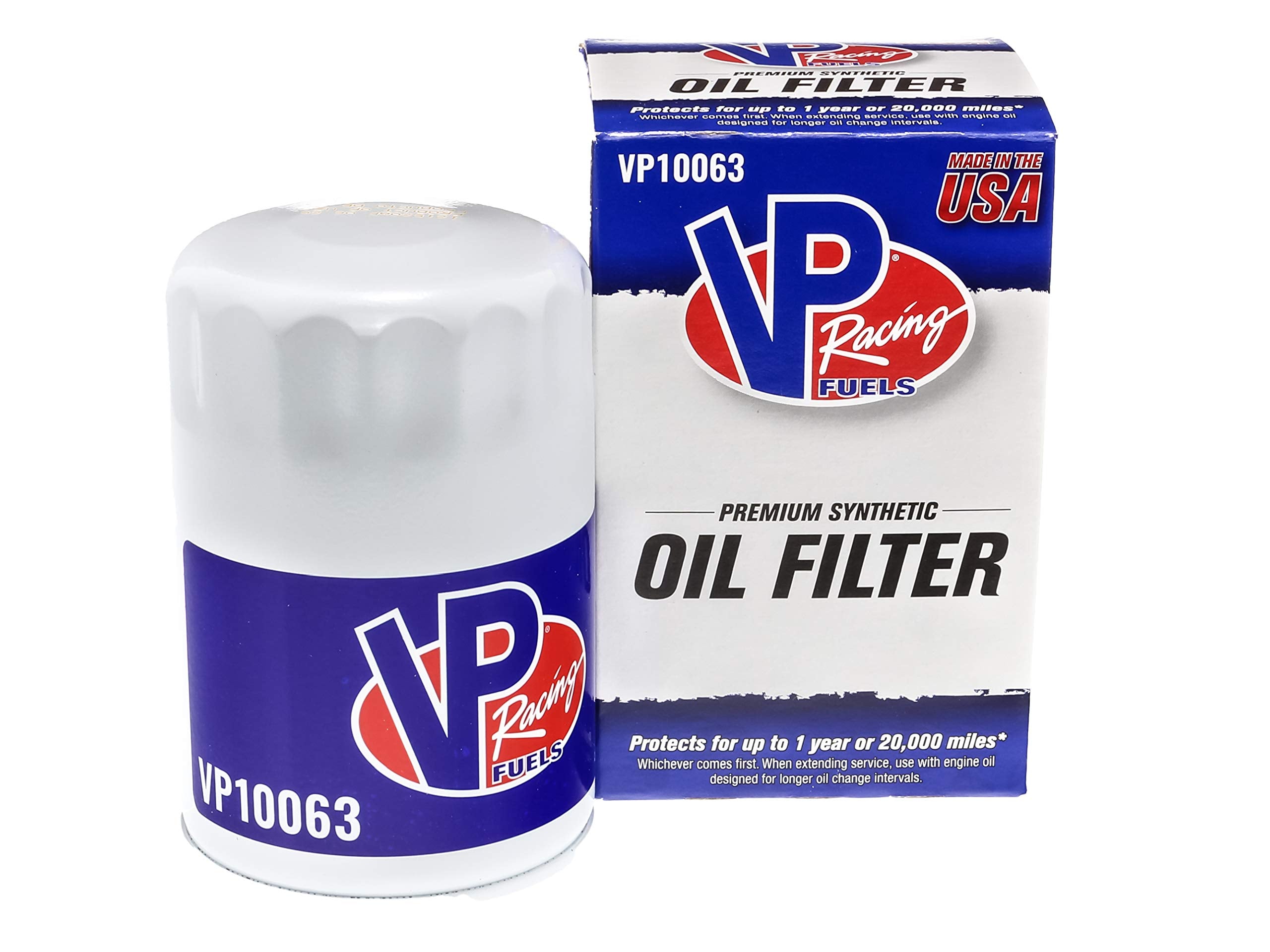Vp Racing 20,000 Mile Premium Full Synthetic Oil Filter, Vp10063, Fits Buick, Cadillac, Chevrolet And Gmc