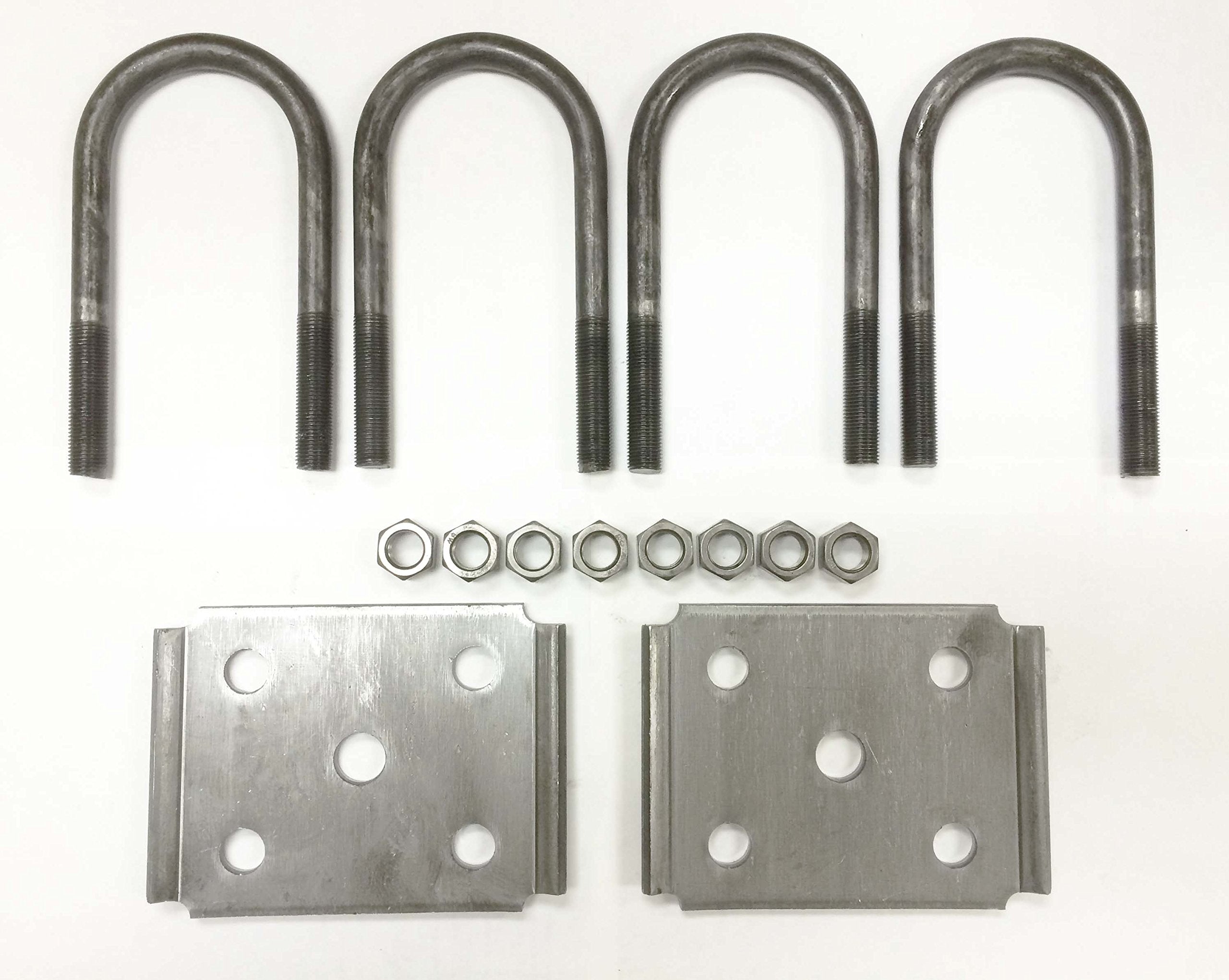 Libra New Trailer U Bolt Kit For 3500Lbs 2-3/8' Round Axle 5-1/2' Long 1/2' Dia -20079