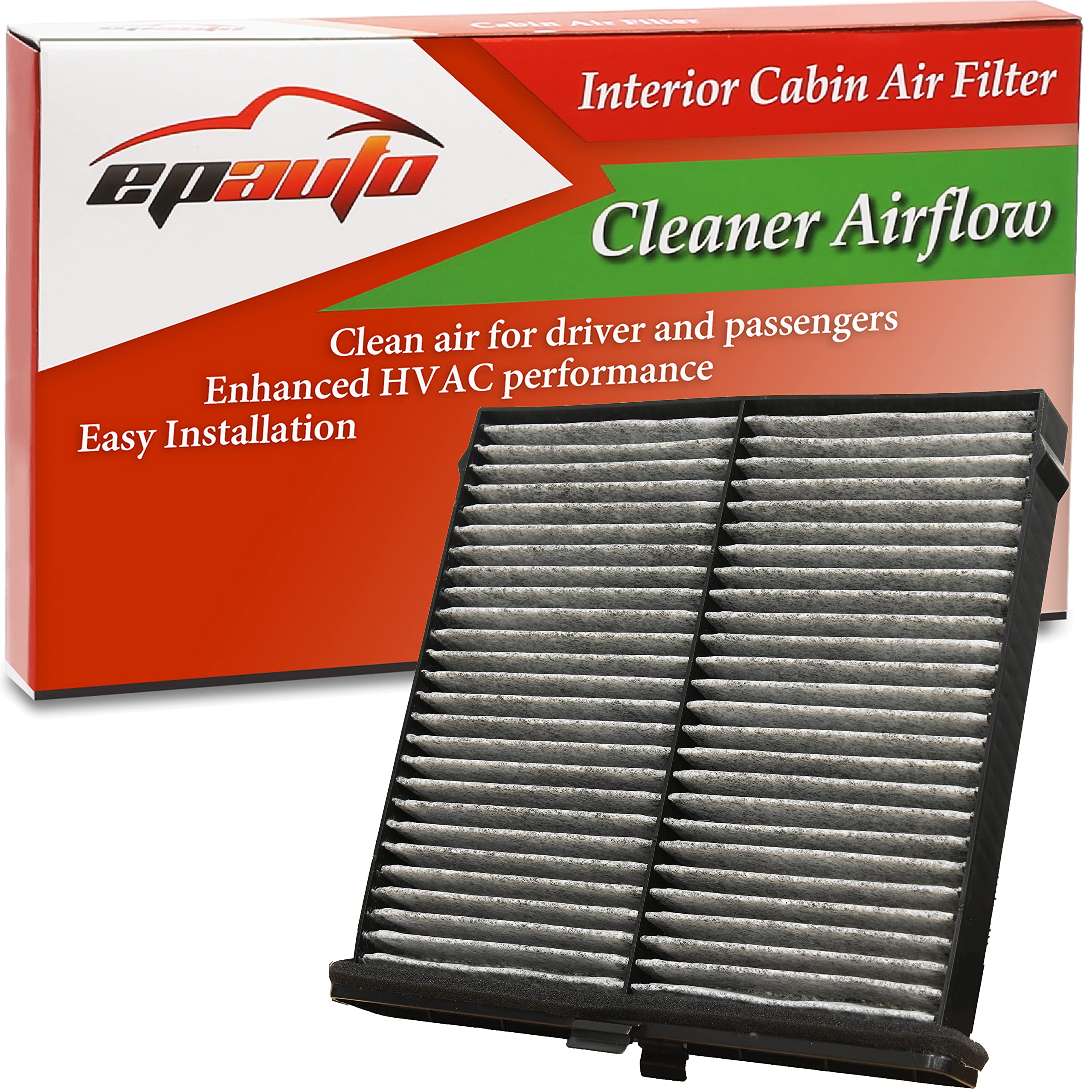 Epauto Cp2140 (Cf12140) Replacement For Mazda Premium Cabin Air Filter Includes Activated Carbon