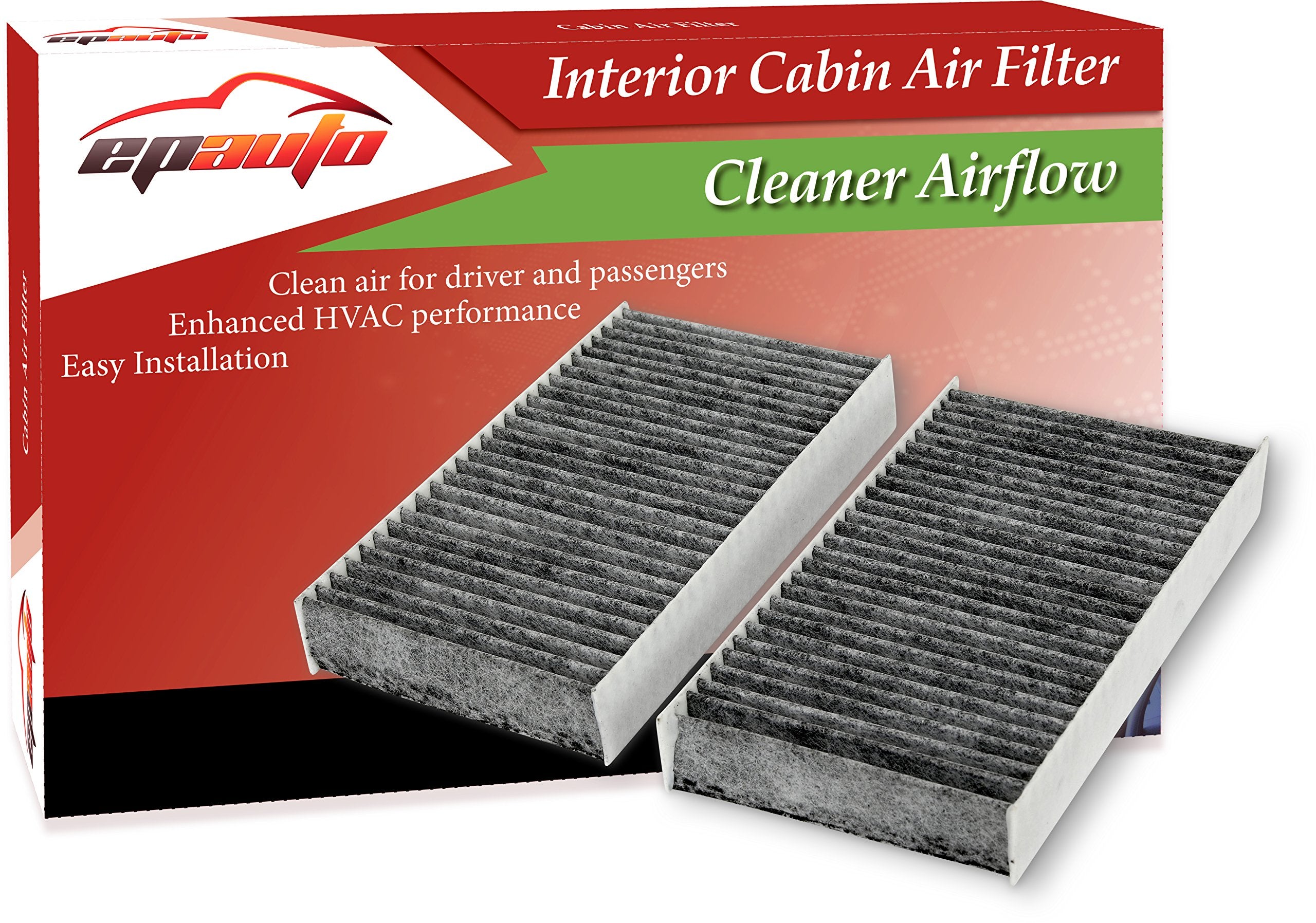 Epauto Cp135 (Cf10135) Replacement For Honda/Acura Premium Cabin Air Filter Includes Activated Carbon