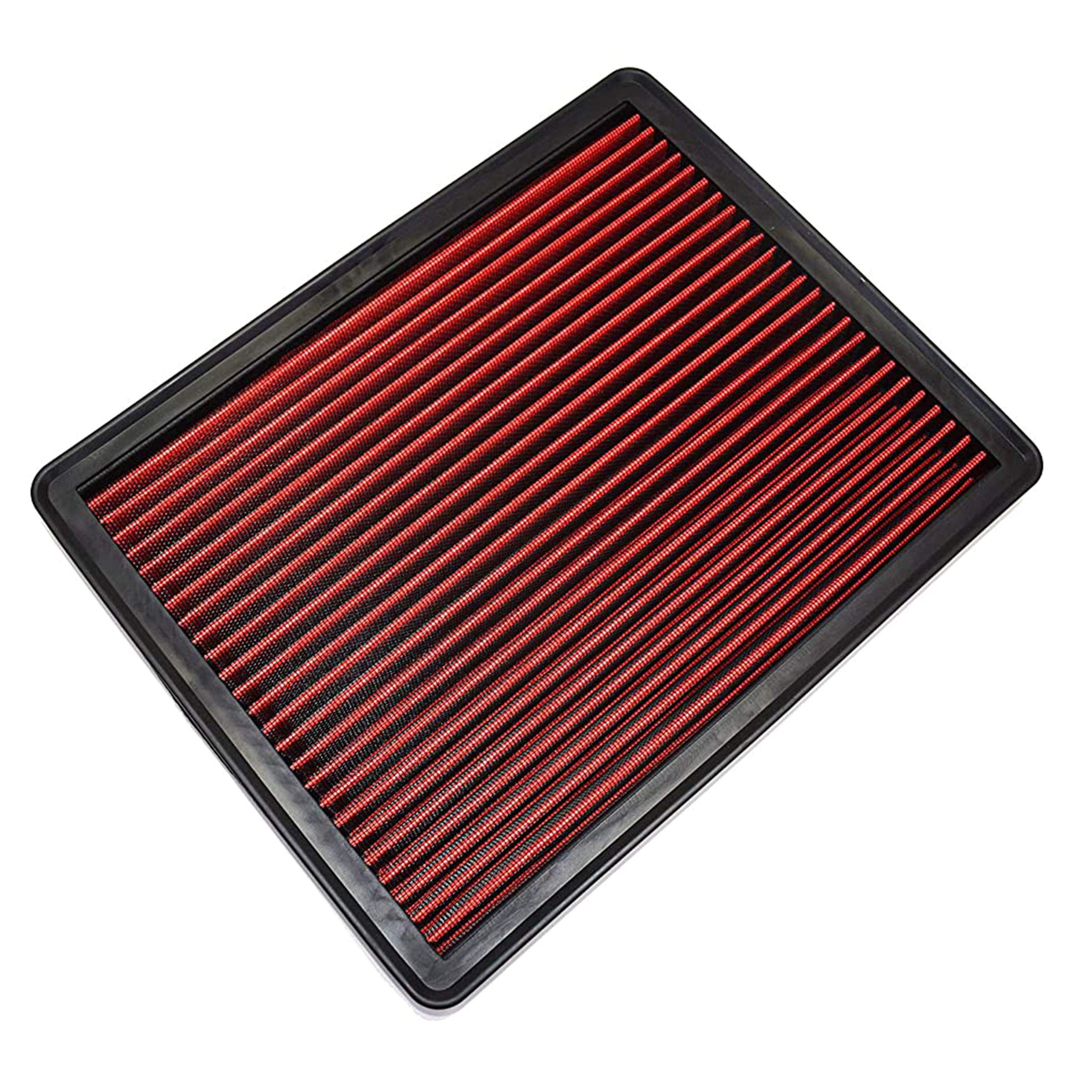 A-Team Performance - Engine Air Filter, Washable And Reusable - Compatible With 1999-2019 Chevy/Gmc Truck And Suv V6/V8 (Silverado, Suburban, Tahoe, Sierra, Yukon, Avalanche)