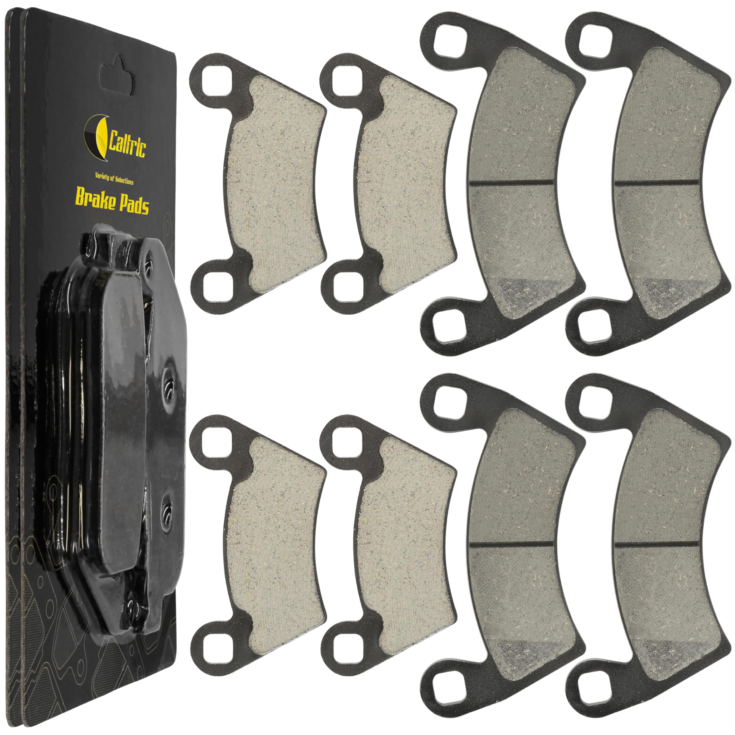 Caltric Front & Rear Brake Pads Compatible With Polaris Ranger Xp 900 2013 2014 2015 2016 2017 2018 2019