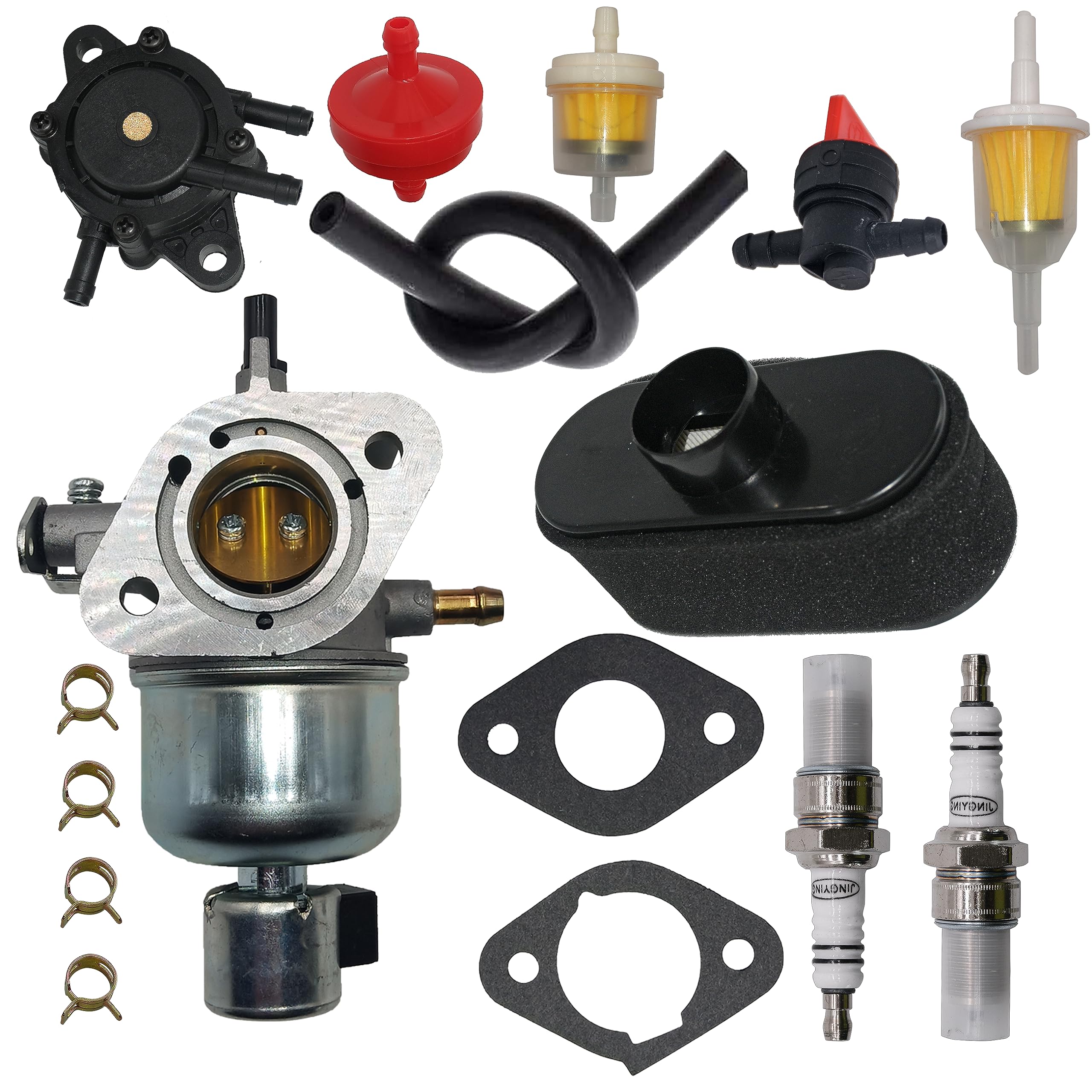 Lanigram 15003-7081 Carburetor Fit For Kawasaki Fh580V Fs541V Fr600V Fs600V Engine Replace 15004-7053 15004-7060 15004-0818 15004-0822 Carb With Air Filter And Fuel Pump